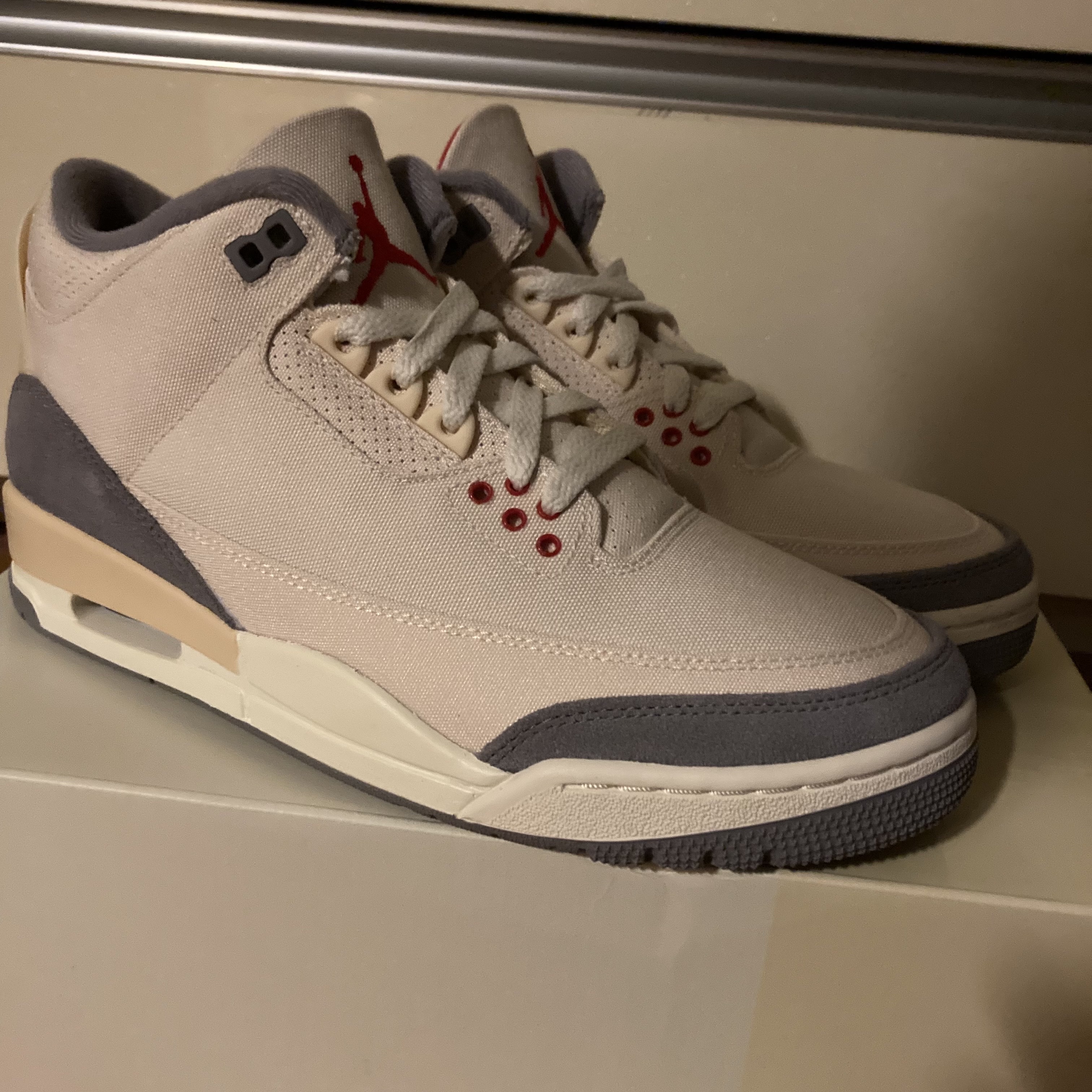 Jordan 3 Retro Muslin 착용 스타일 - 1
