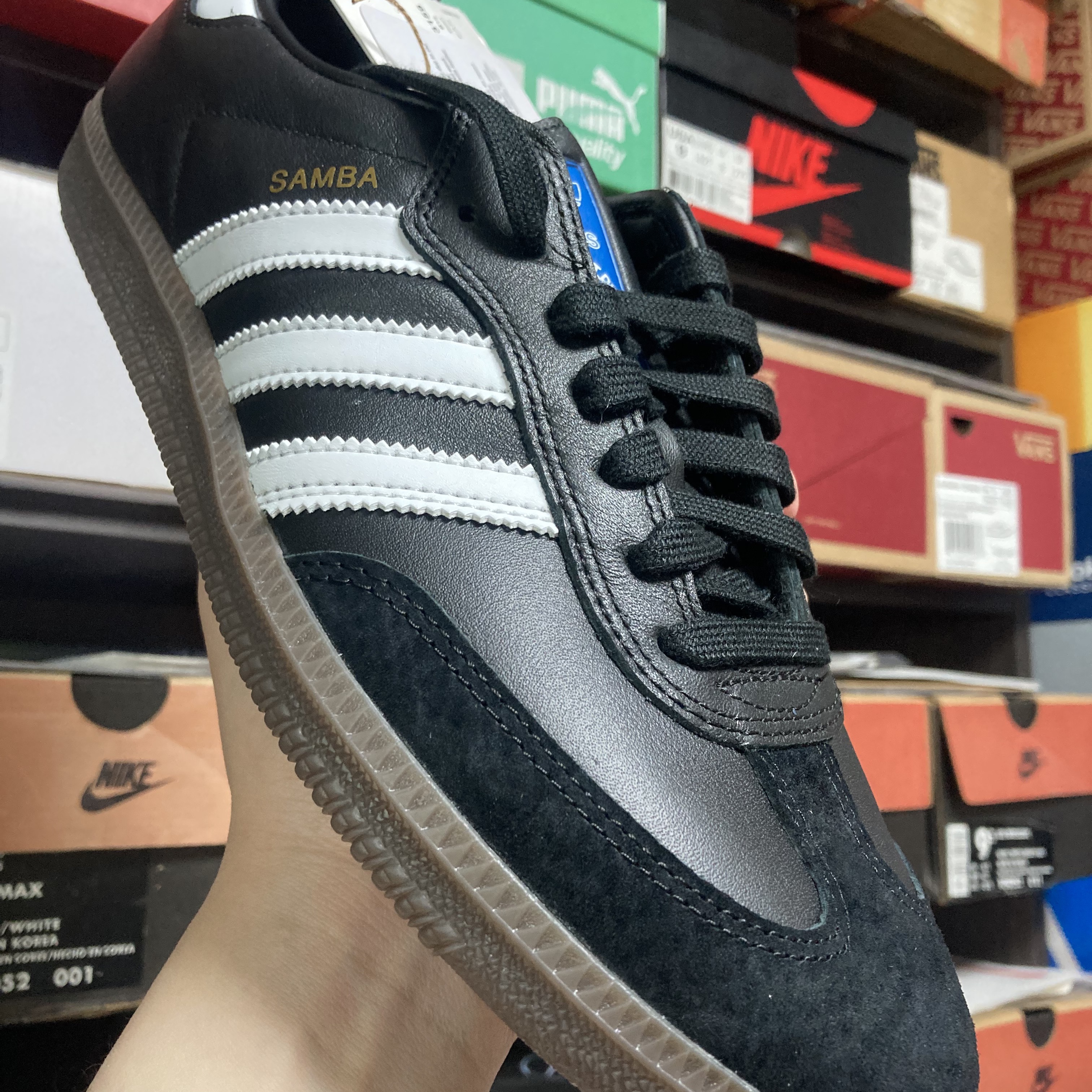 Adidas Samba ADV Black 착용 스타일 - 2
