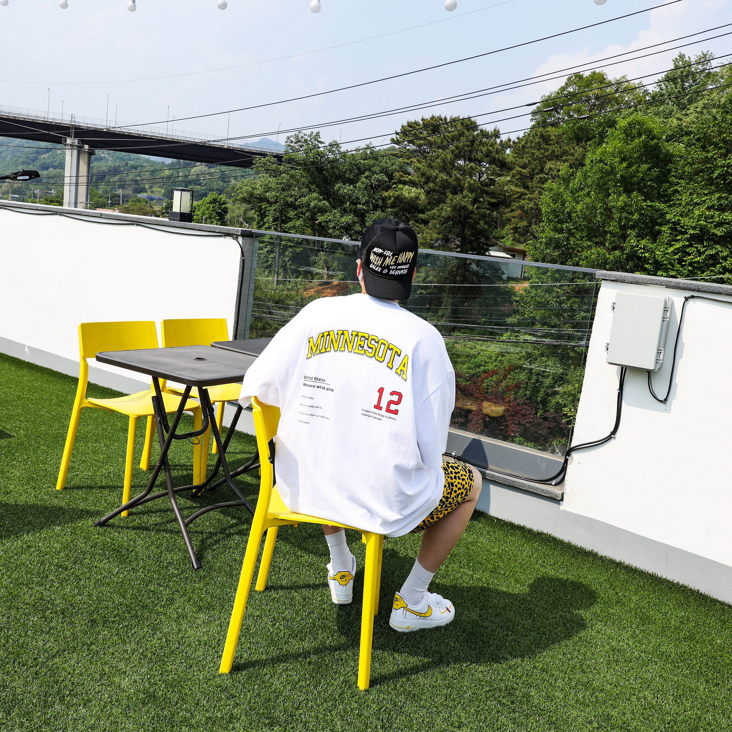 Nike Air Force 1 '07 Low White 착용 스타일 - 1