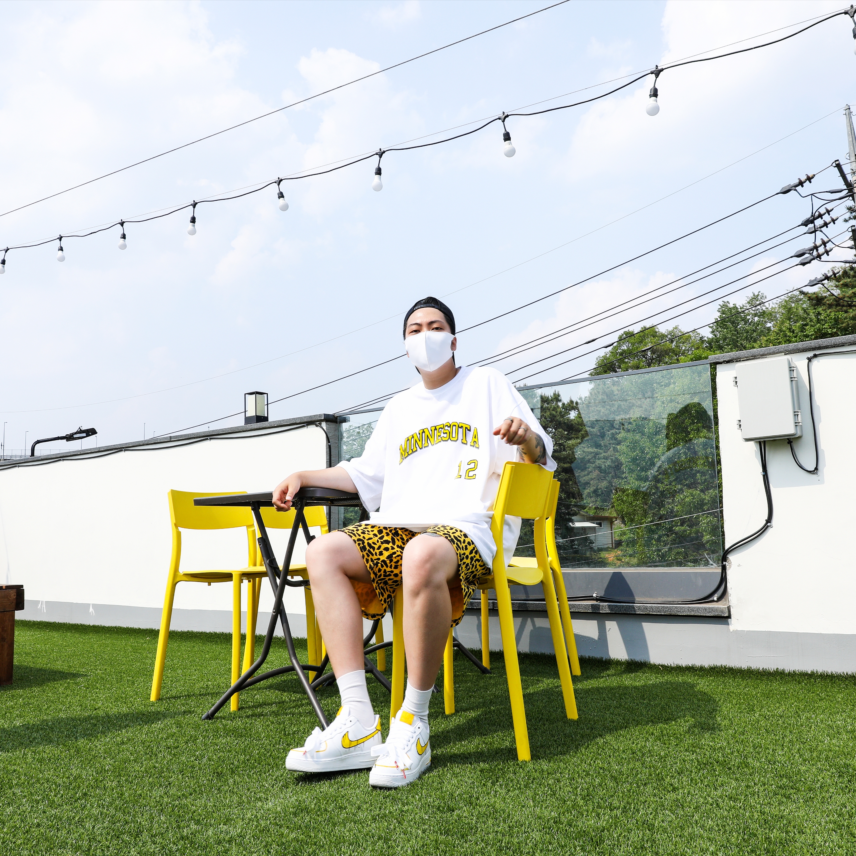Nike Air Force 1 '07 Low White 착용 스타일 - 3
