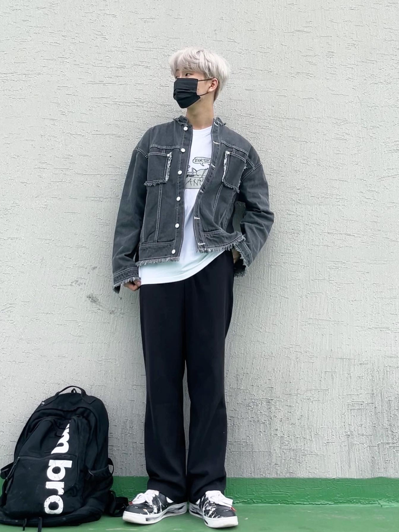 Nike x Peaceminusone Air Force 1 Low Para-Noise 착용 스타일 - 2