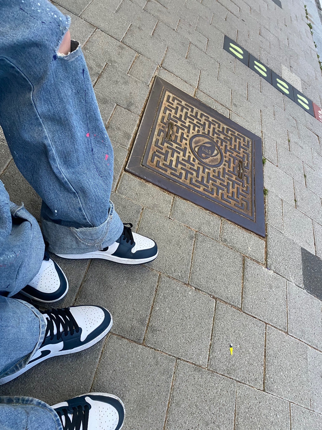 Jordan 1 Low Dark Teal, Jordan 1 Mid Dark Teal 착용 스타일 - 1