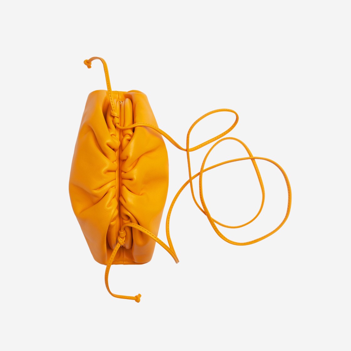 Bottega Veneta The Mini Pouch in Tangerine