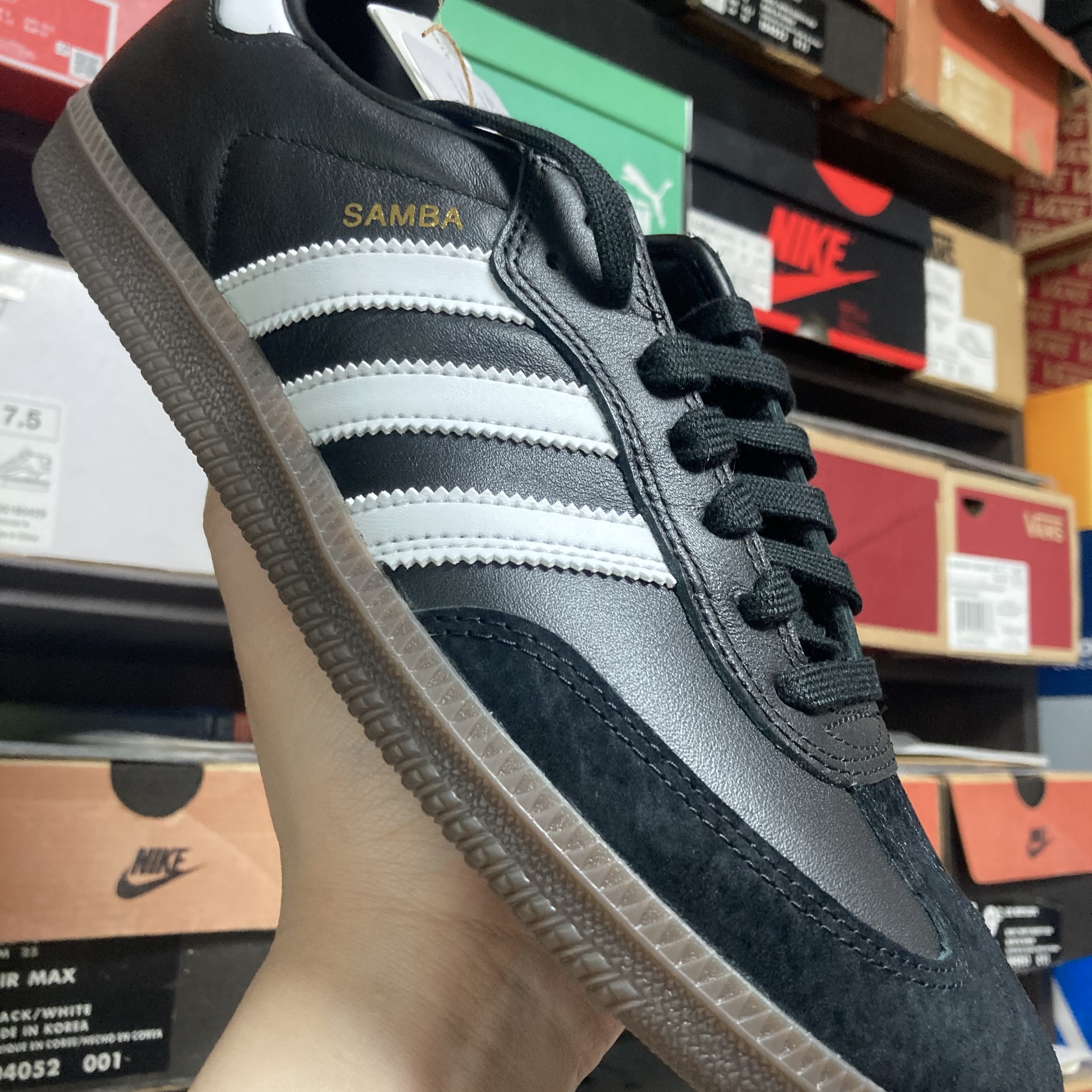 Adidas Samba ADV Black 착용 스타일 - 1