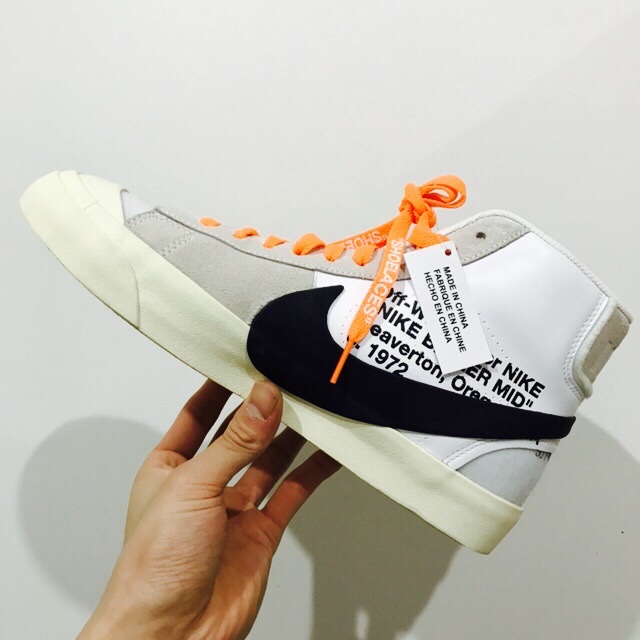 Nike x Off-White Blazer Mid White OG The Ten 착용 스타일 - 1