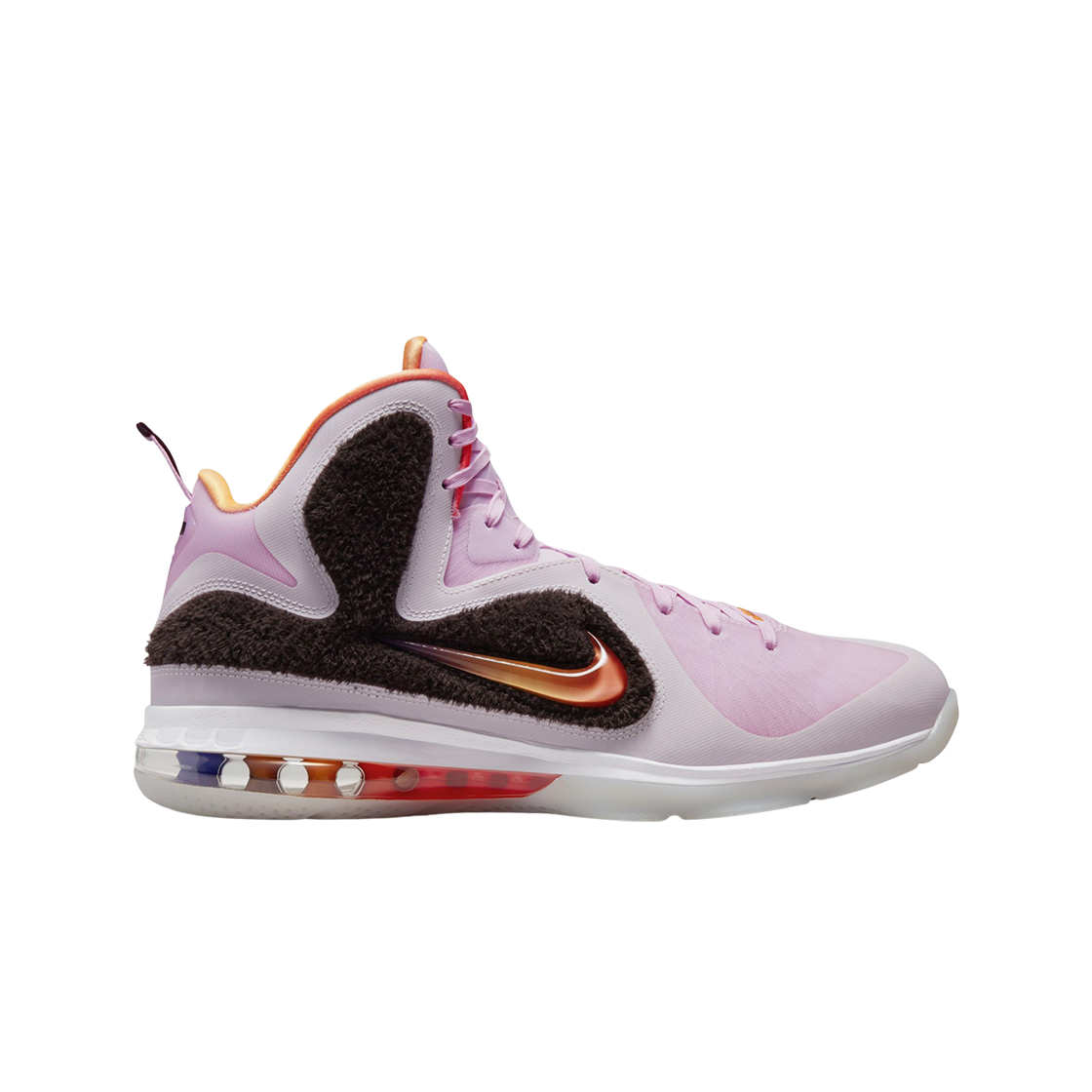 나이키 르브론 9 리갈 핑크 앤 벨벳 브라운