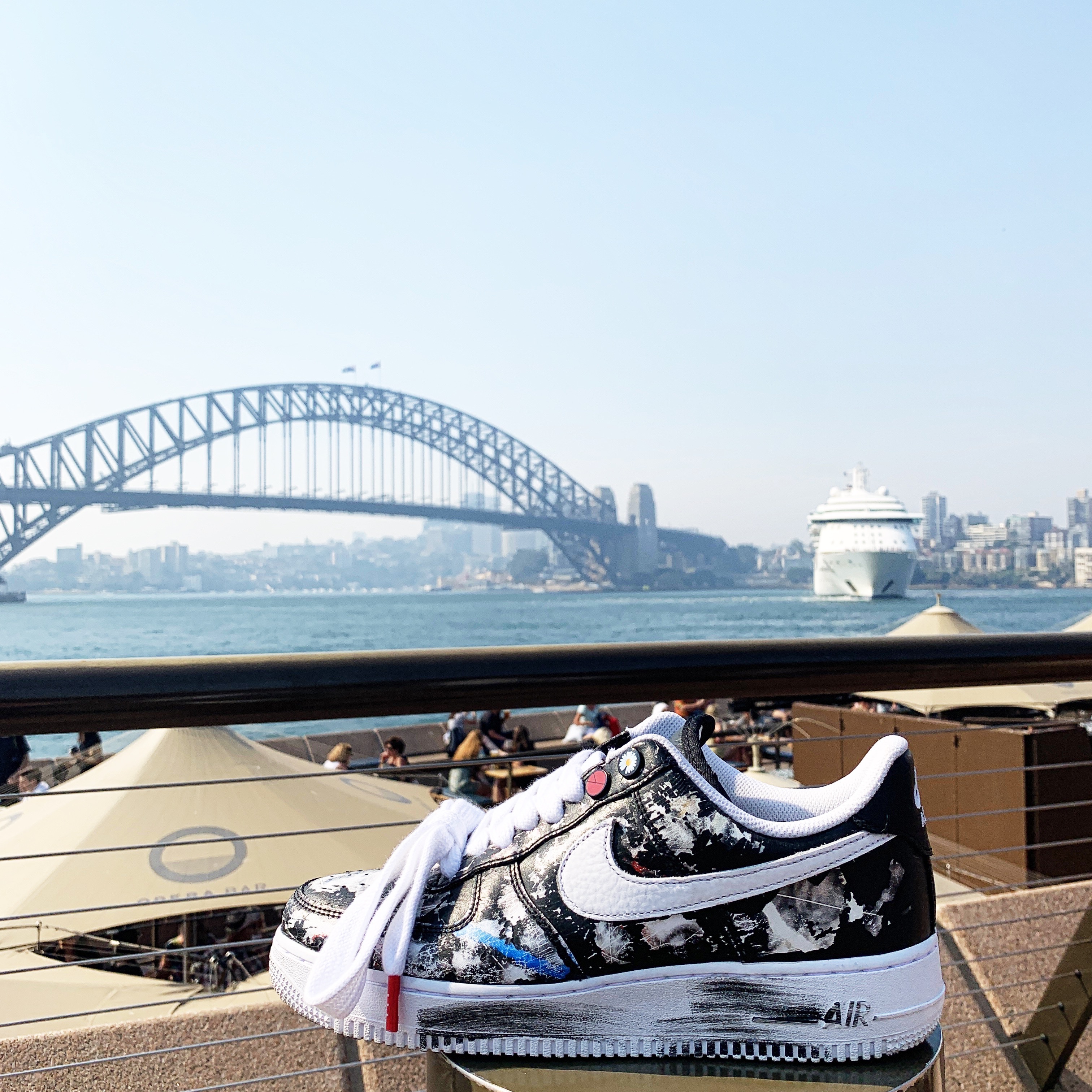 Nike x Peaceminusone Air Force 1 Low Para-Noise 착용 스타일 - 2