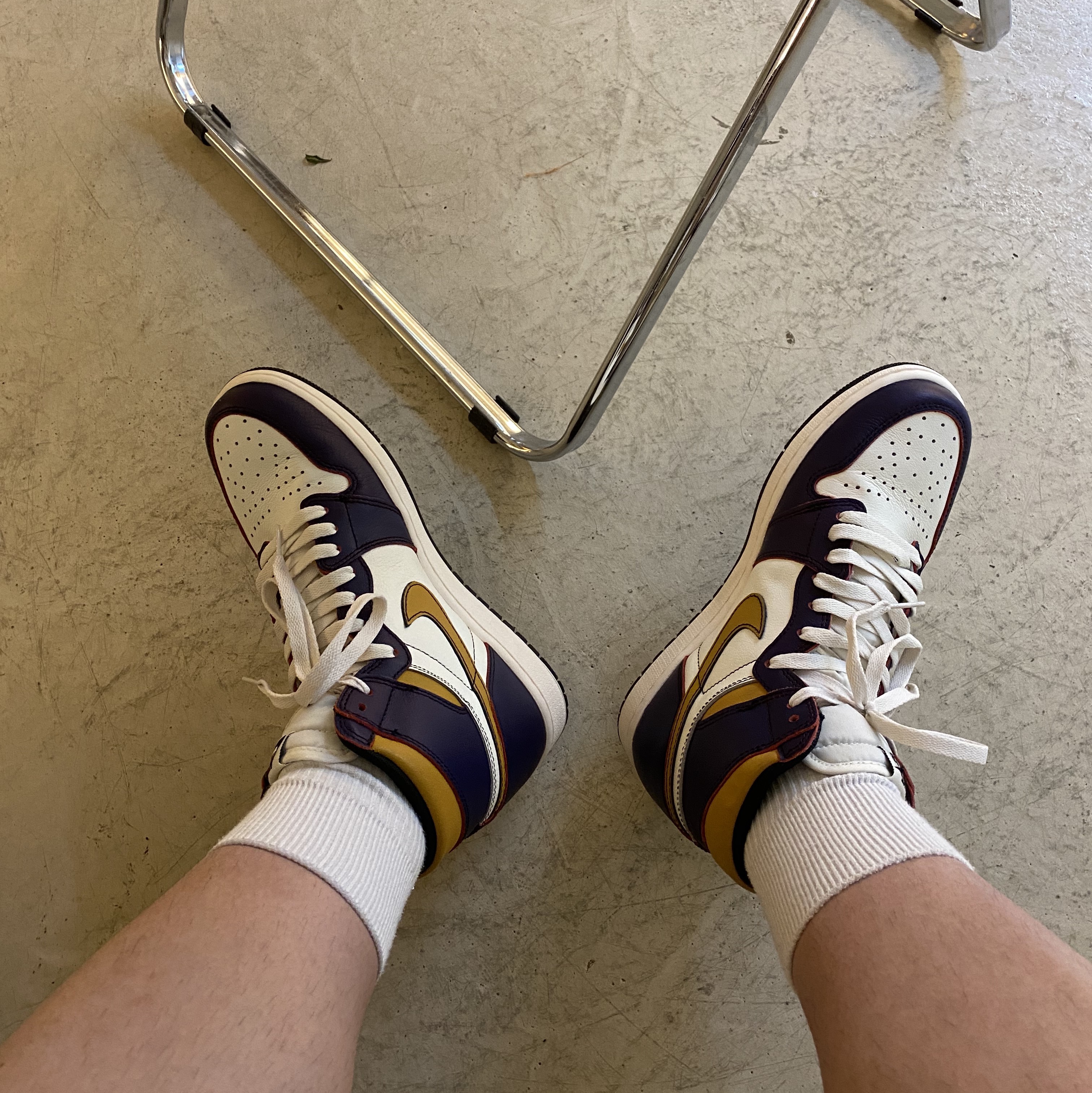 Jordan 1 Retro High OG Defiant SB LA to Chicago 착용 스타일 - 2