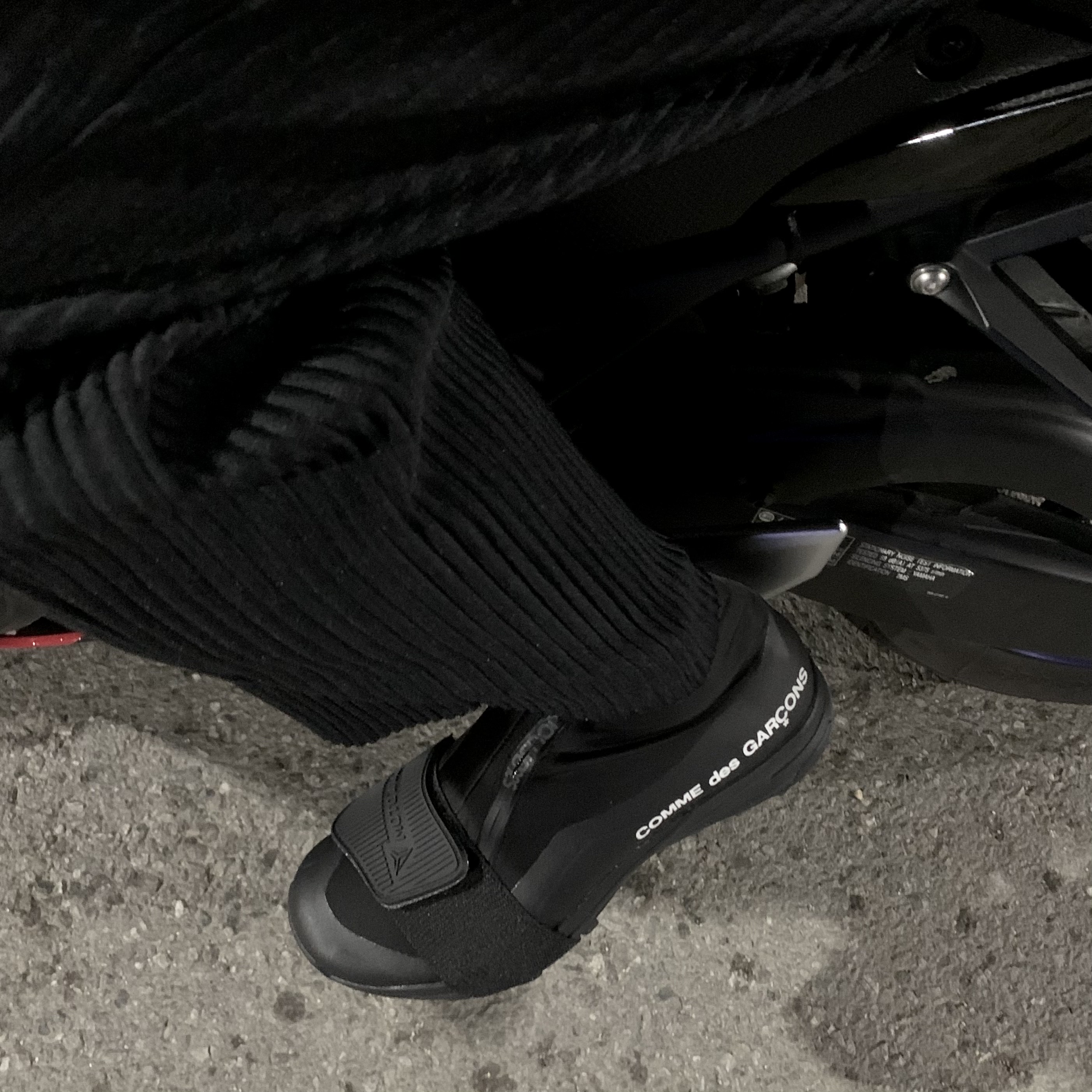 Salomon x Comme des Garcons XA-Alpine 2 Black 착용 스타일