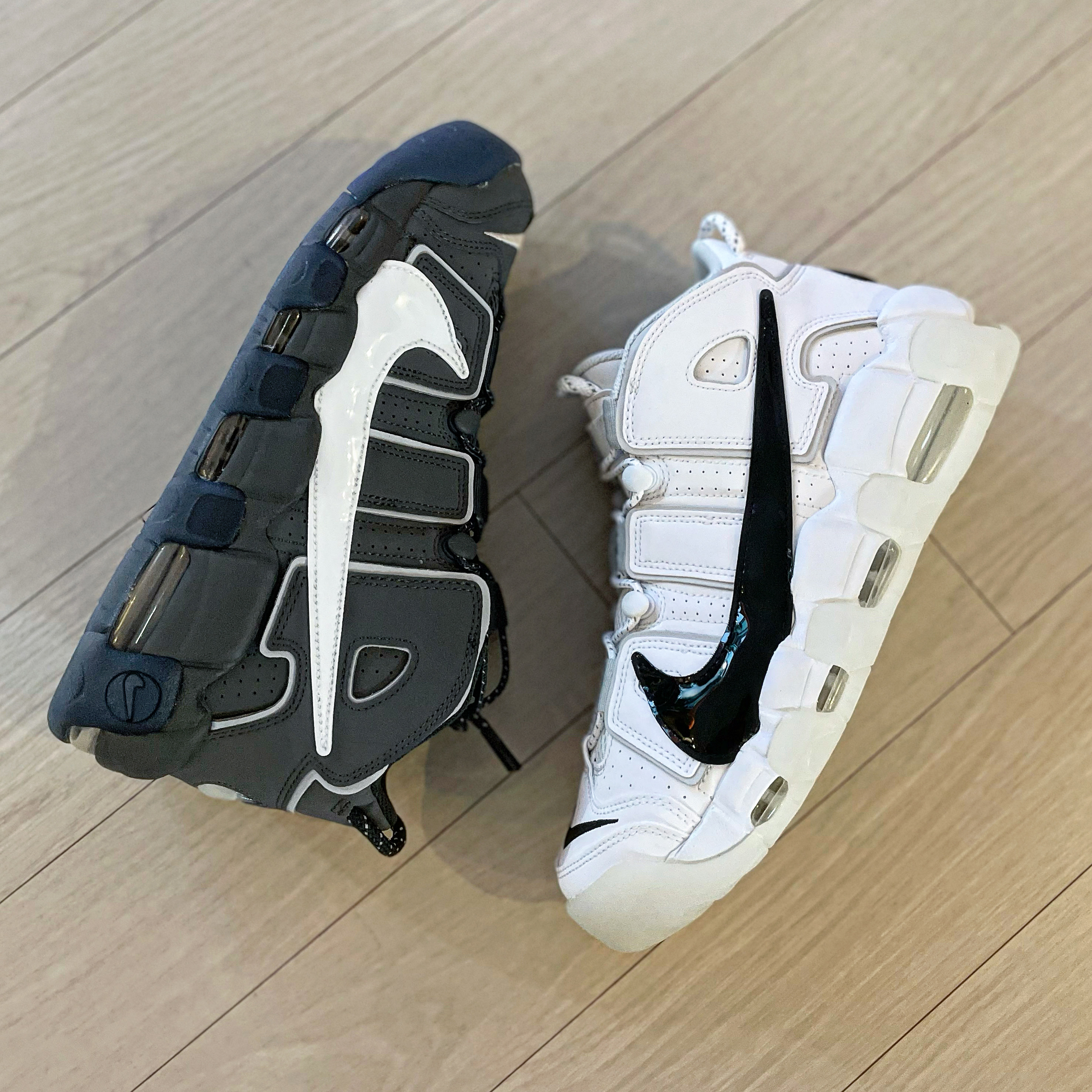 Nike Air More Uptempo 96 Copy and Paste, Nike Air More Uptempo 96 Copy and Paste White 착용 스타일