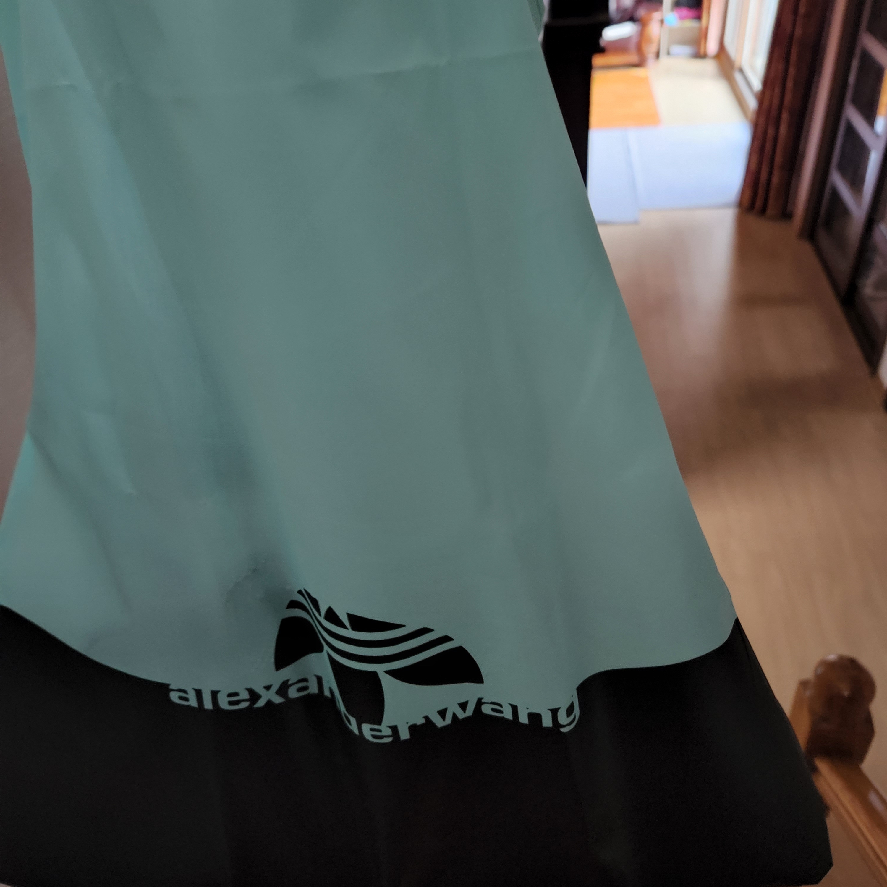 Adidas x Alexander Wang Turnout Trainer Clear Mint 착용 스타일 - 1
