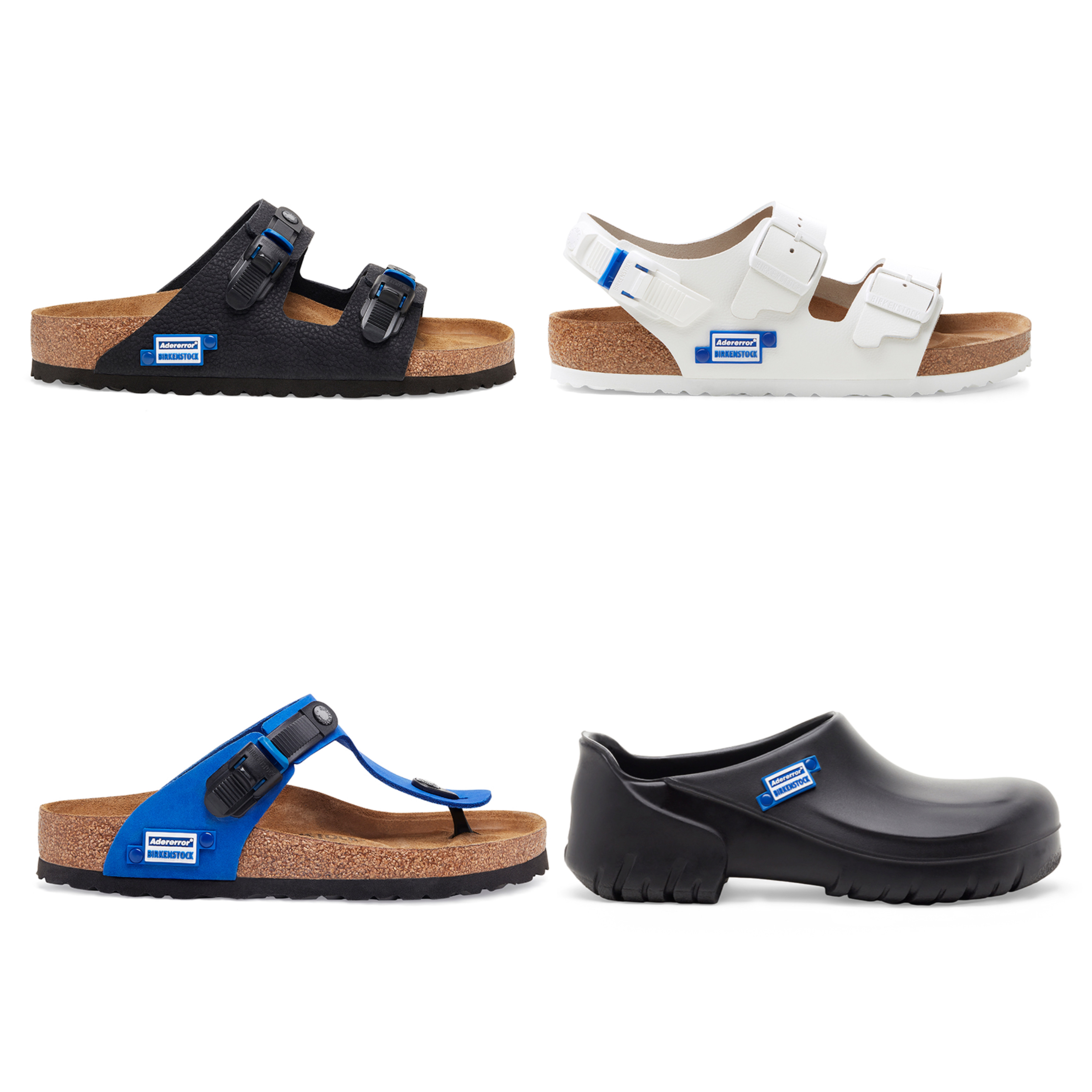 Birkenstock x Ader Error A630 Black, Birkenstock x Ader Error Milano Tech White 착용 스타일 - 3