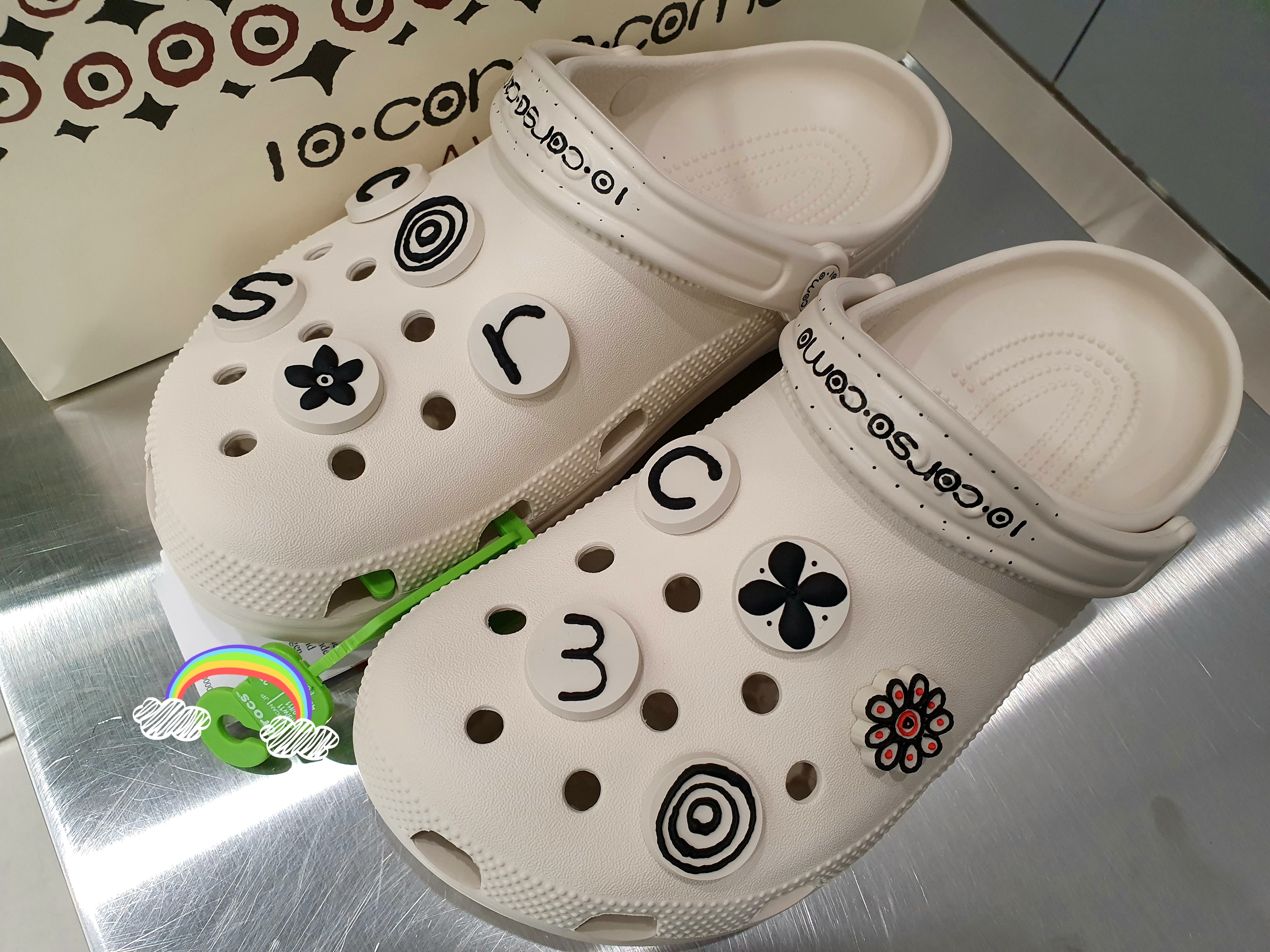Crocs x 10 Corso Como Classic Clog Stucco 착용 스타일