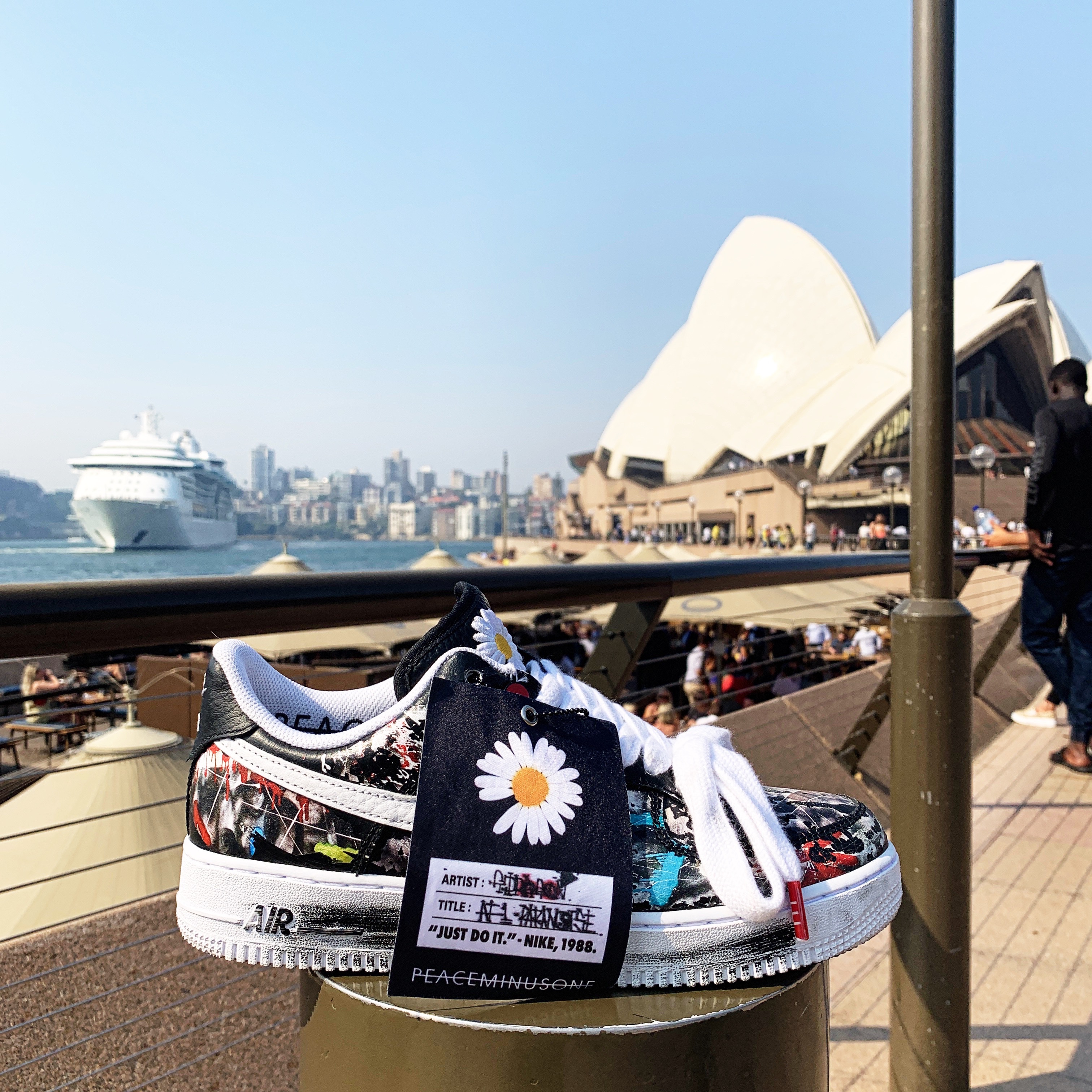Nike x Peaceminusone Air Force 1 Low Para-Noise 착용 스타일 - 1