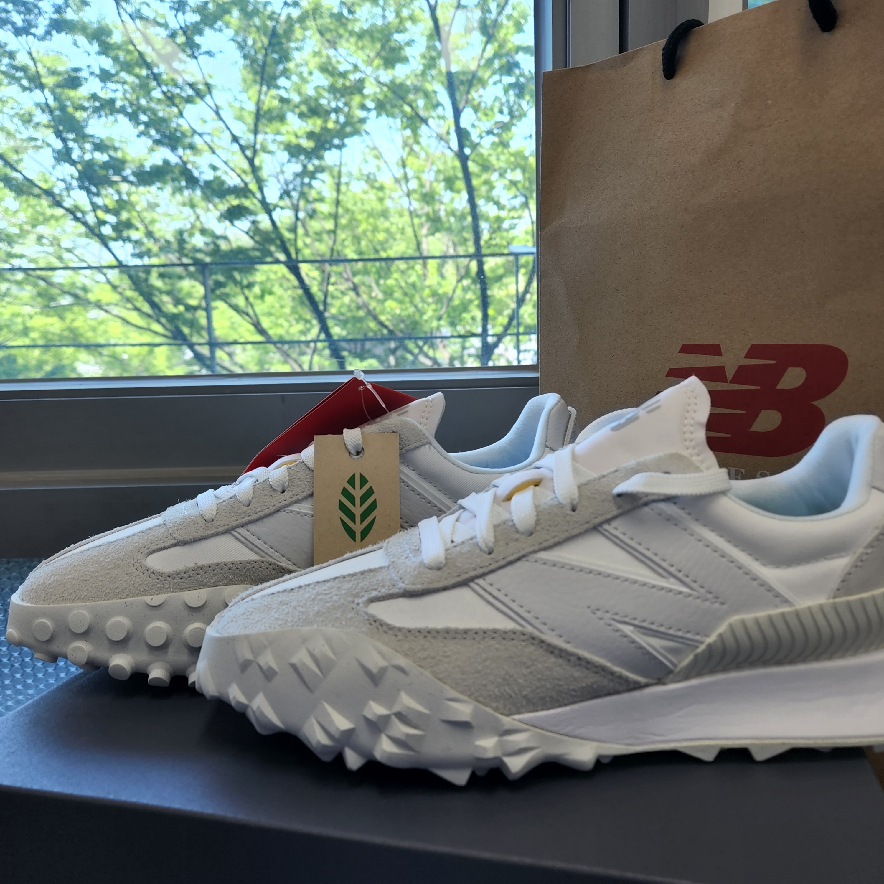 New Balance XC-72 Summer Fog Nimbus Cloud 착용 스타일 - 1
