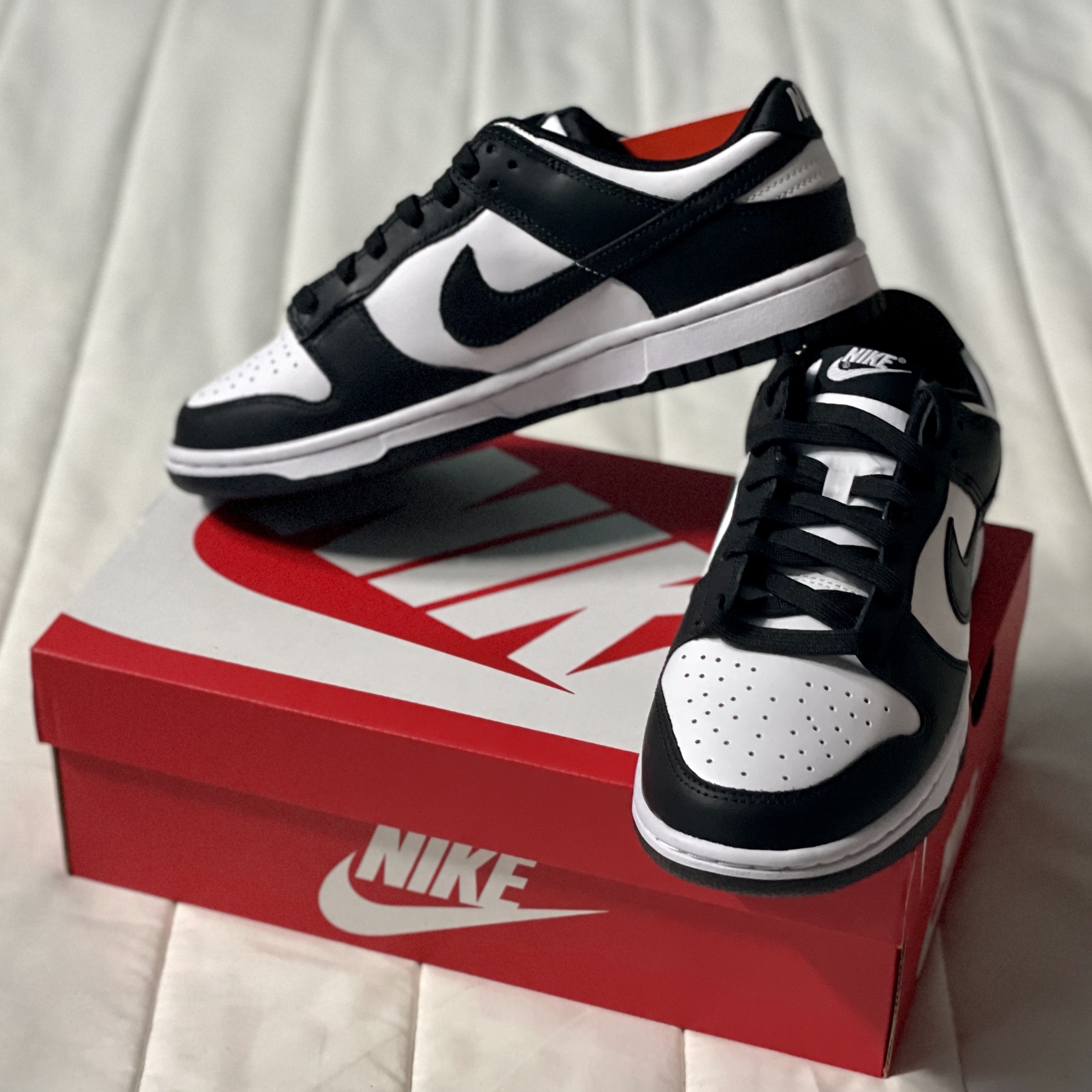 Nike Dunk Low Retro Black 착용 스타일 - 2