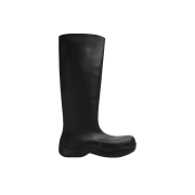 (W) Bottega Veneta Puddle Rubber High Boots Black