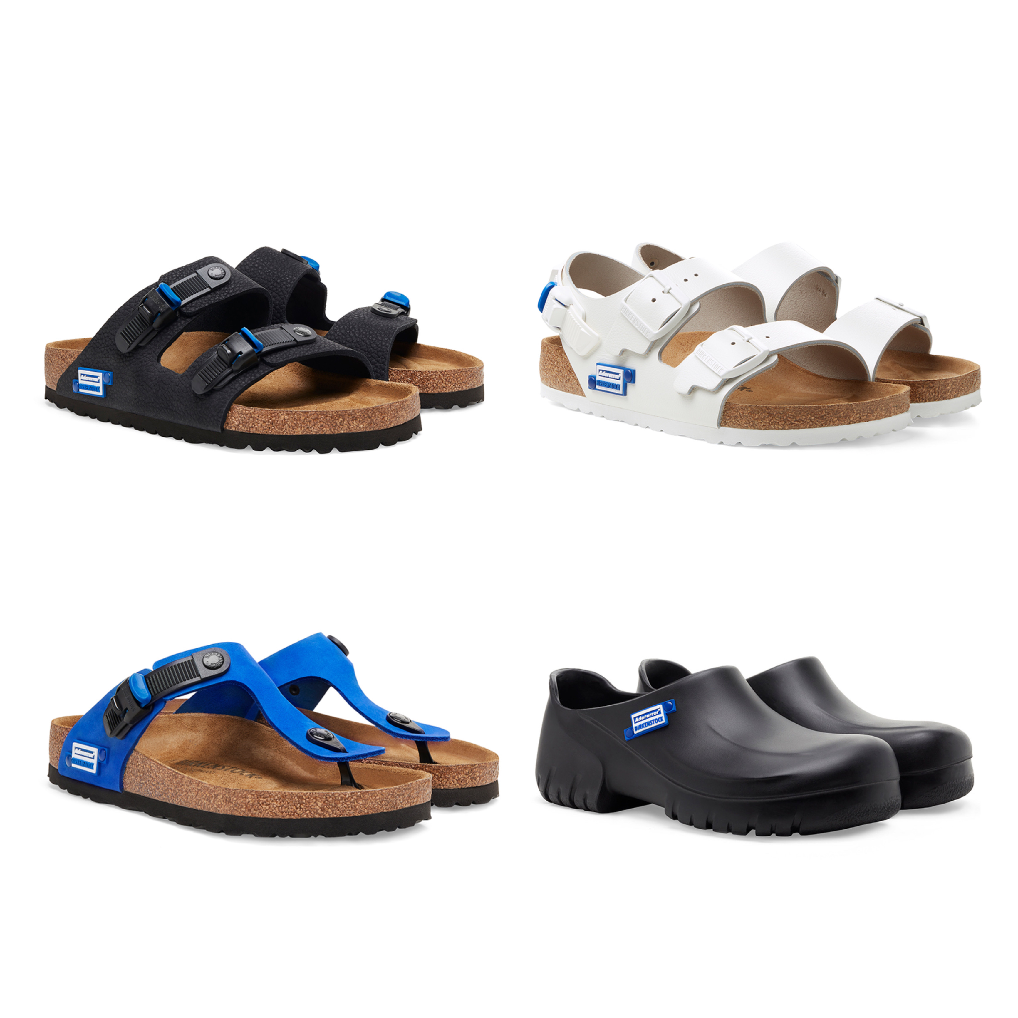 Birkenstock x Ader Error A630 Black, Birkenstock x Ader Error Milano Tech White 착용 스타일 - 2
