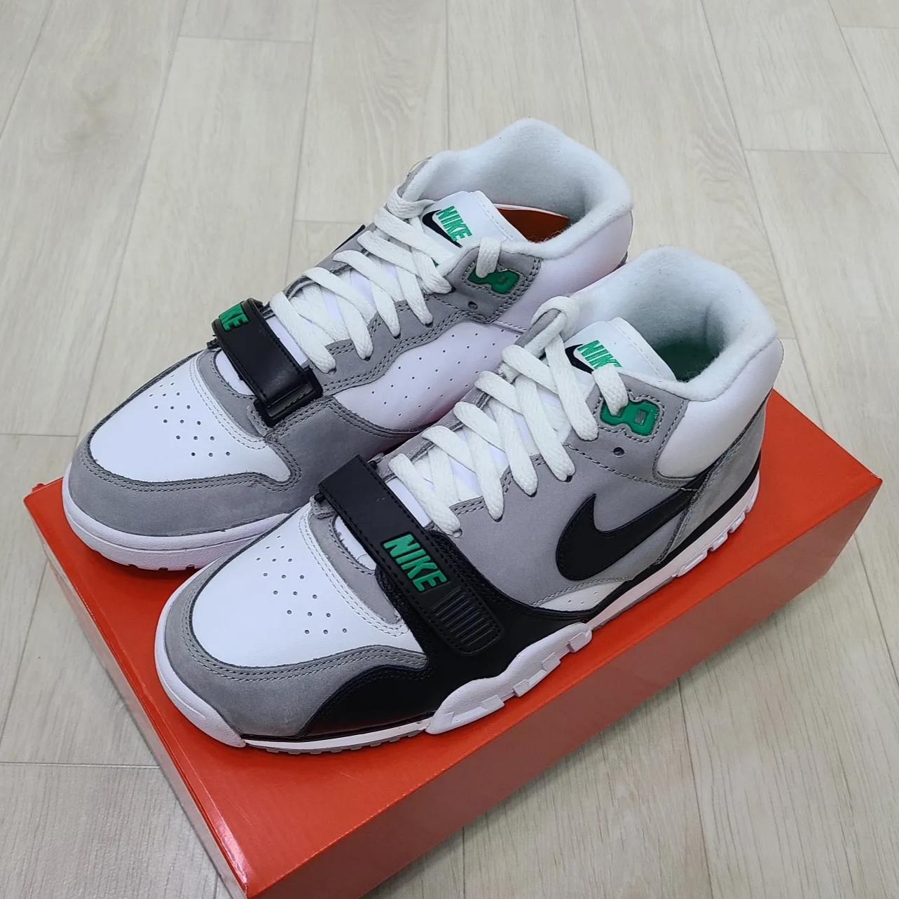 Nike Air Trainer 1 Chlorophyll 착용 스타일 - 2