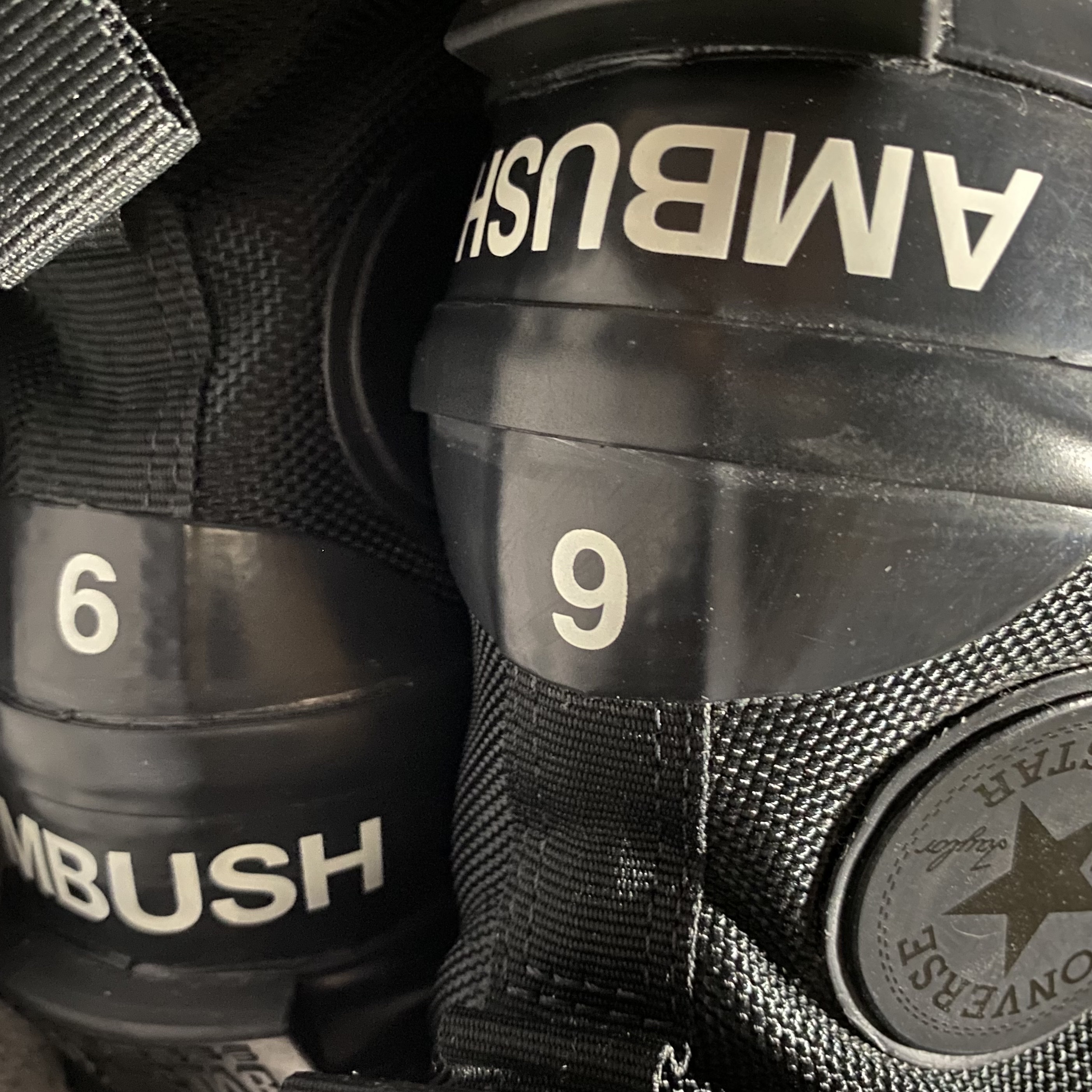 Converse x Ambush Chuck Taylor All Star Duck Boot Black 착용 스타일