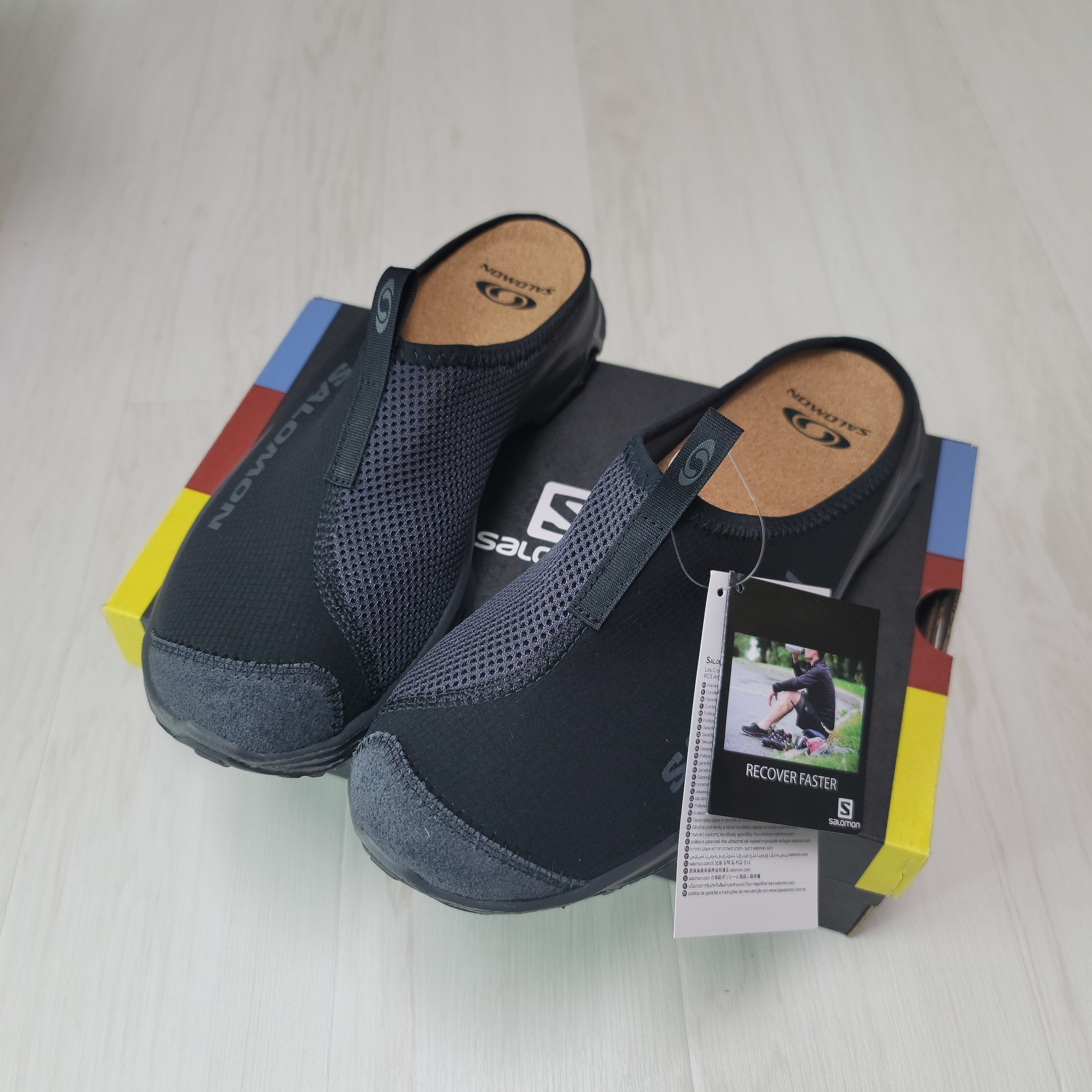 Salomon RX Slide 3.0 Black 착용 스타일