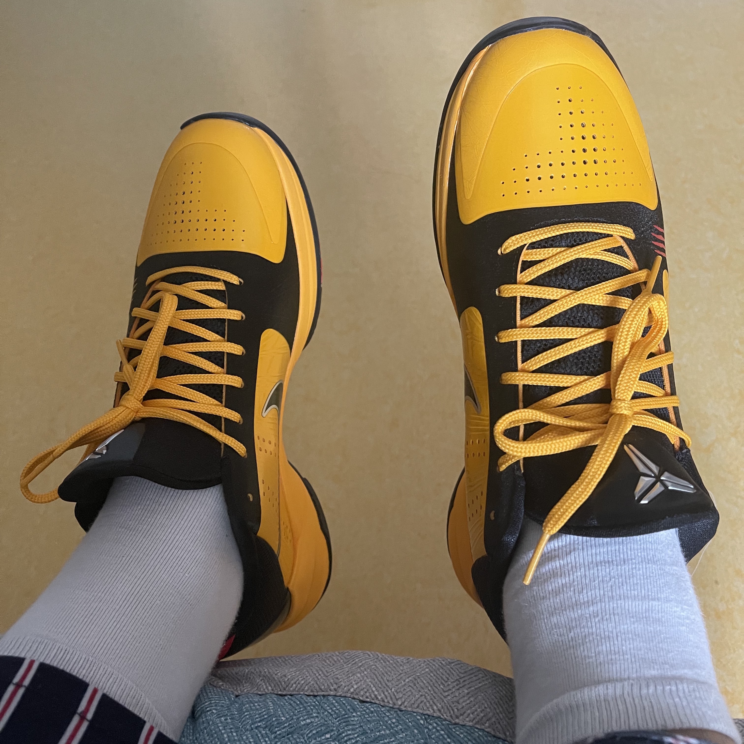 Nike Kobe 5 Protro Bruce Lee 착용 스타일
