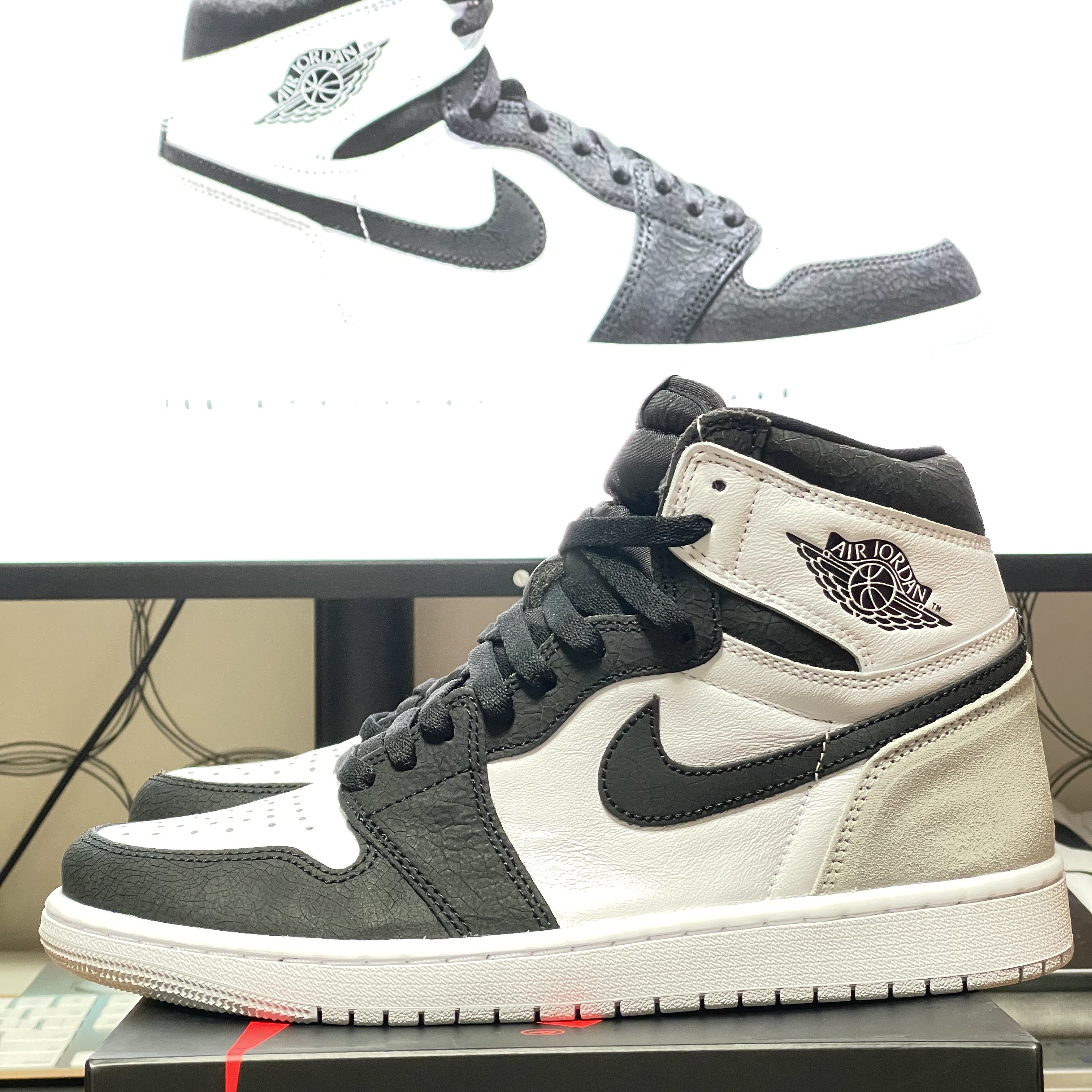 Jordan 1 Retro High OG Bleached Coral 착용 스타일 - 1
