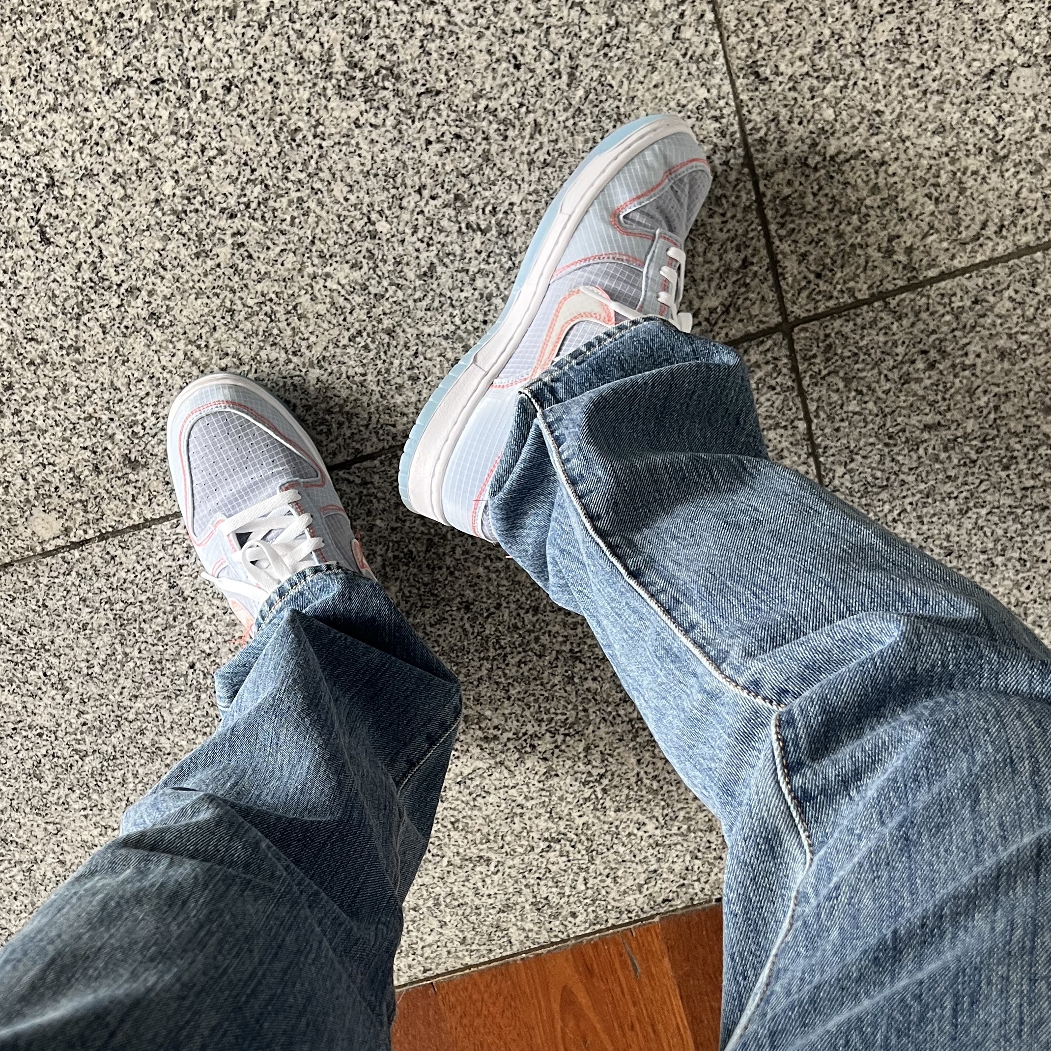 Nike x Union Dunk Low Passport Pack Argon 착용 스타일