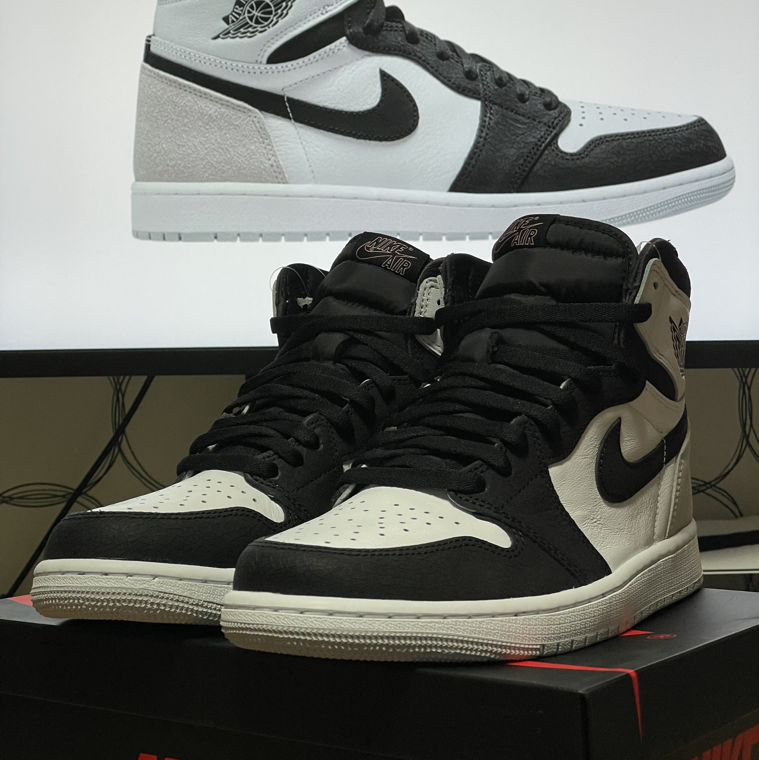 Jordan 1 Retro High OG Bleached Coral 착용 스타일 - 2