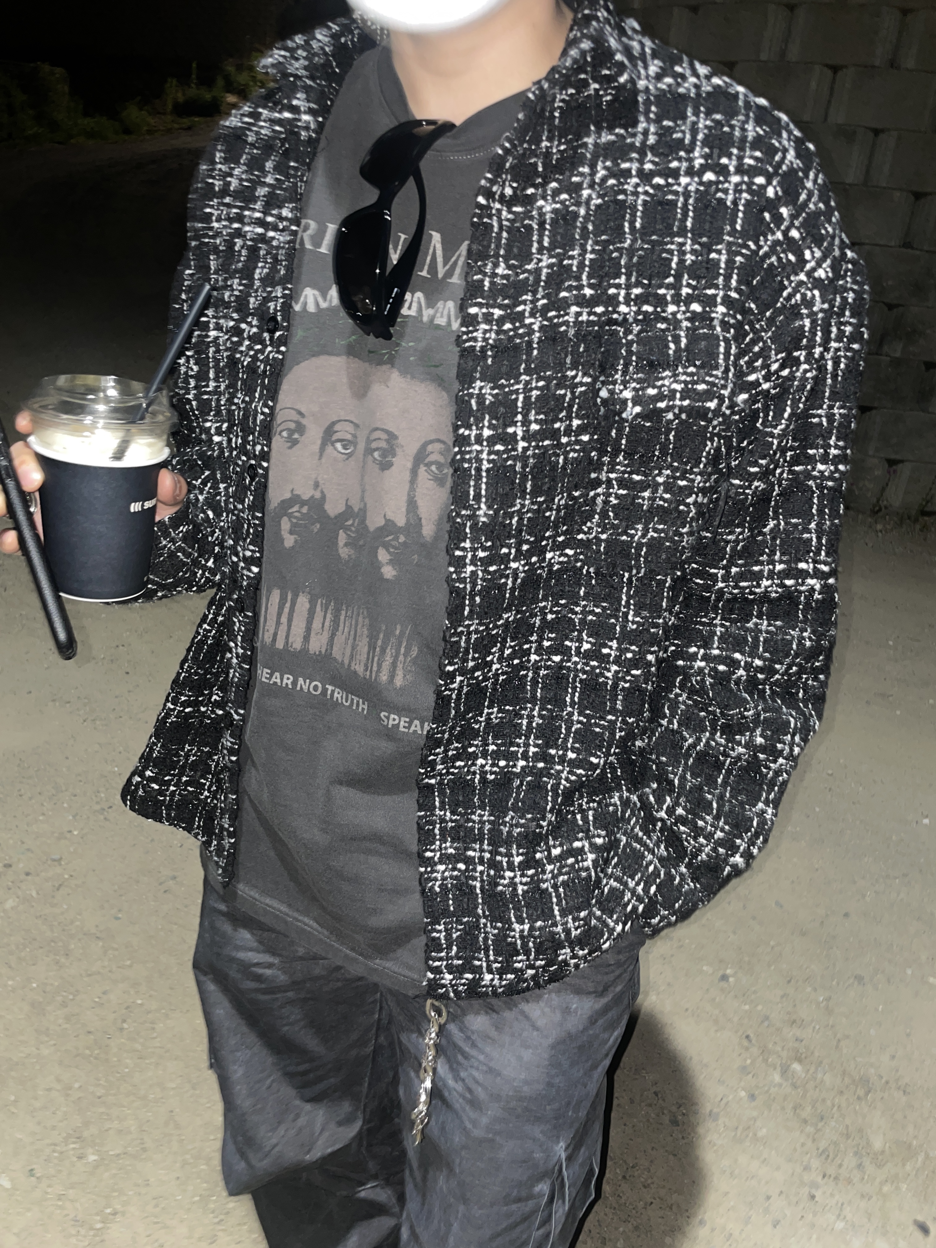 Stussy Stock Cuff Beanie Black, Converse x Drkshdw Drkstr Chuck 70 High Black 착용 스타일 - 4