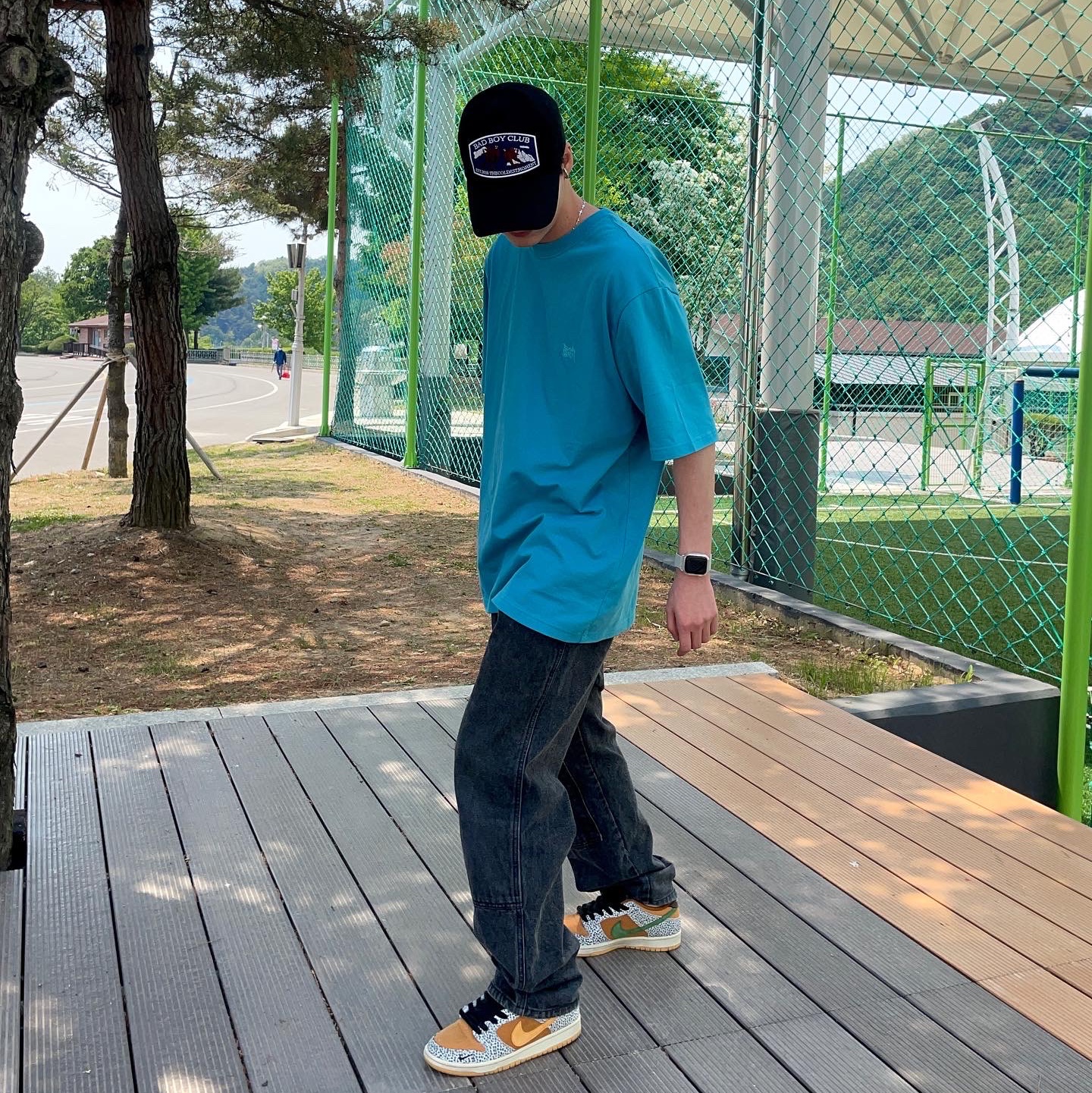 Nike SB Dunk Low Pro Safari 착용 스타일 - 3
