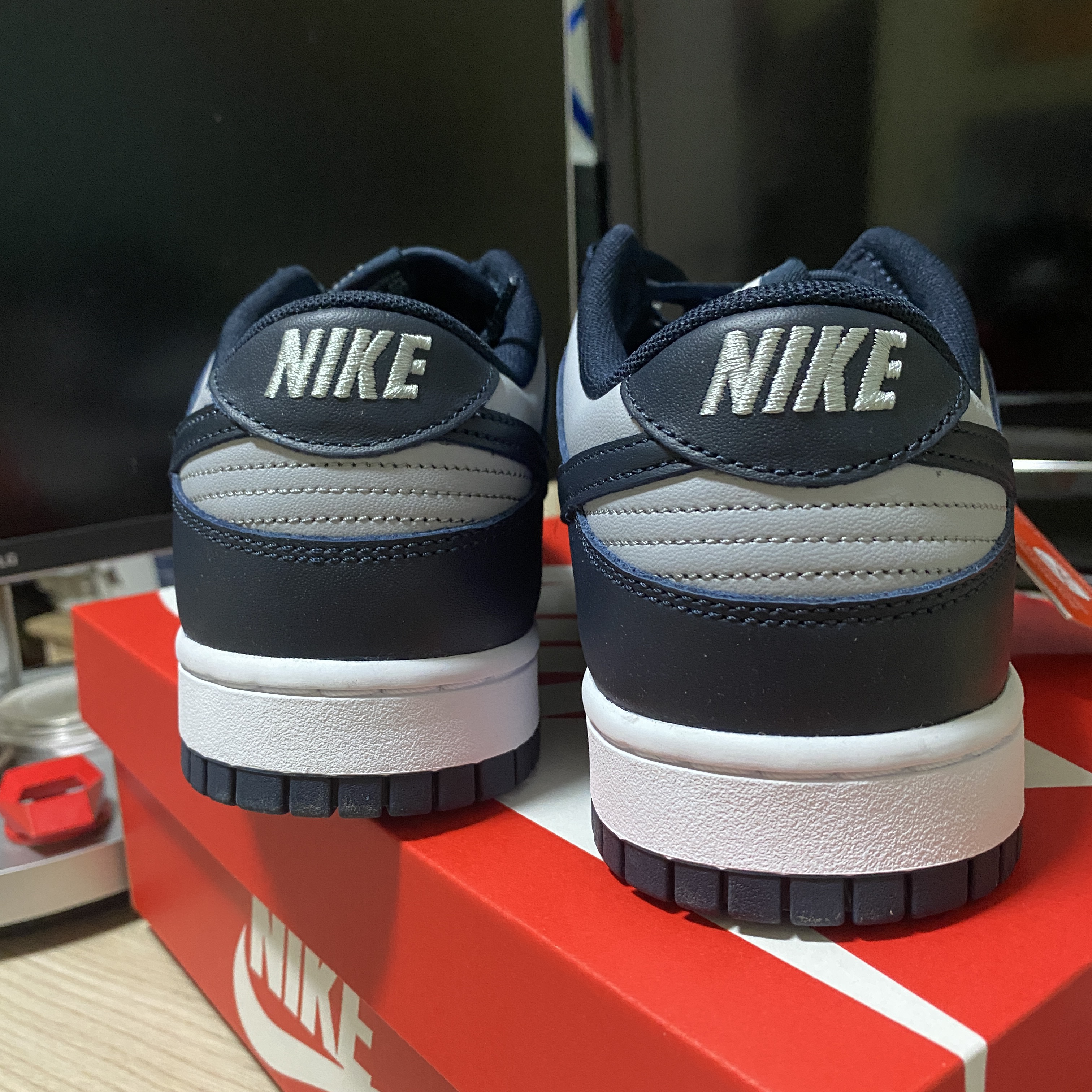 Nike Dunk Low Retro Championship Grey 착용 스타일 - 3
