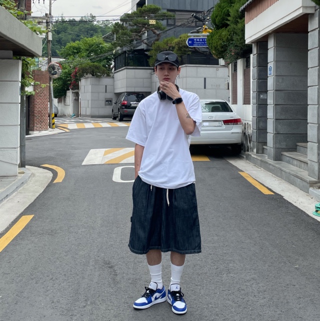 Supreme Reflective Dyed Camp Cap Black - 21SS, Jordan 1 Low Hyper Royal 착용 스타일 - 1
