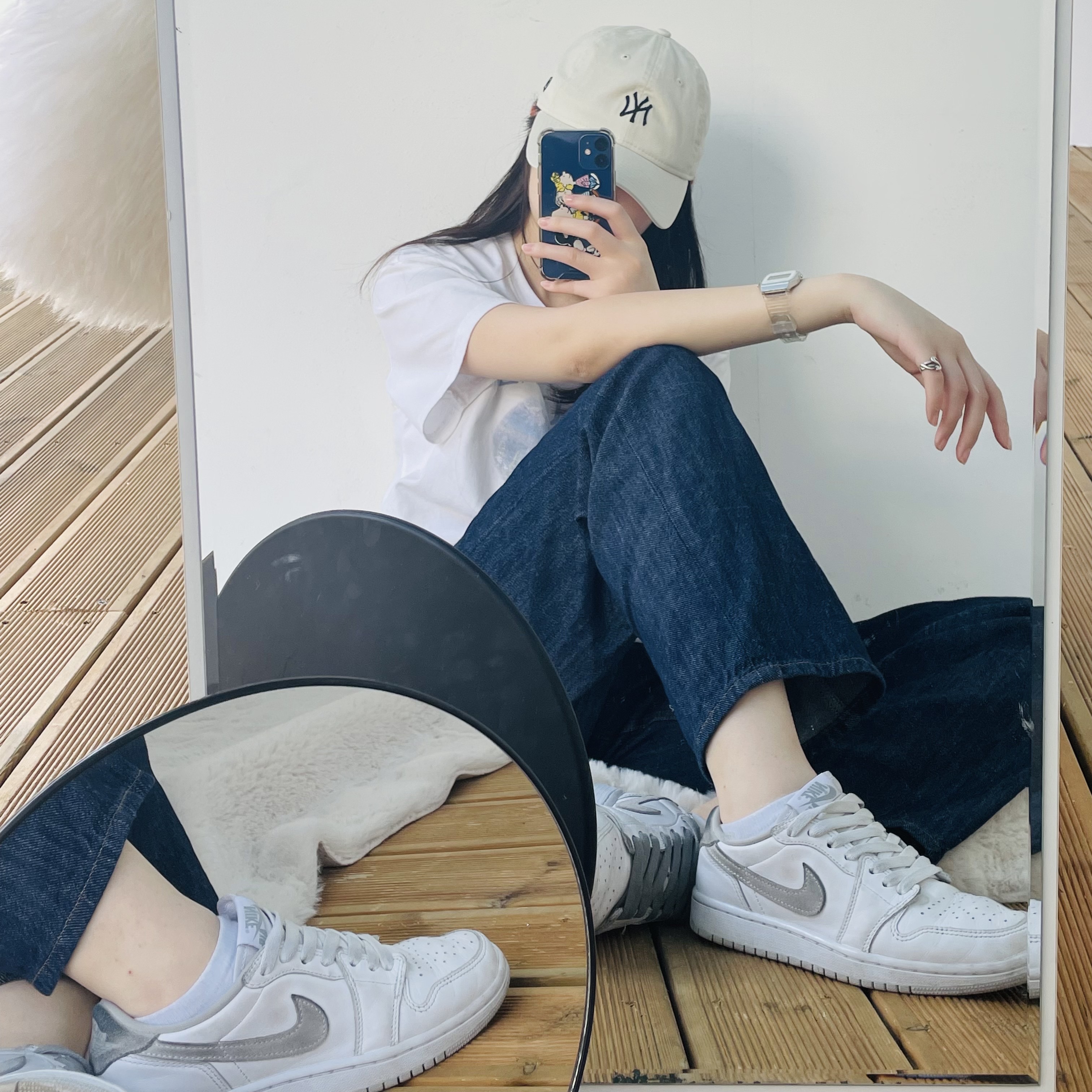 Jordan 1 Low OG Neutral Grey 착용 스타일