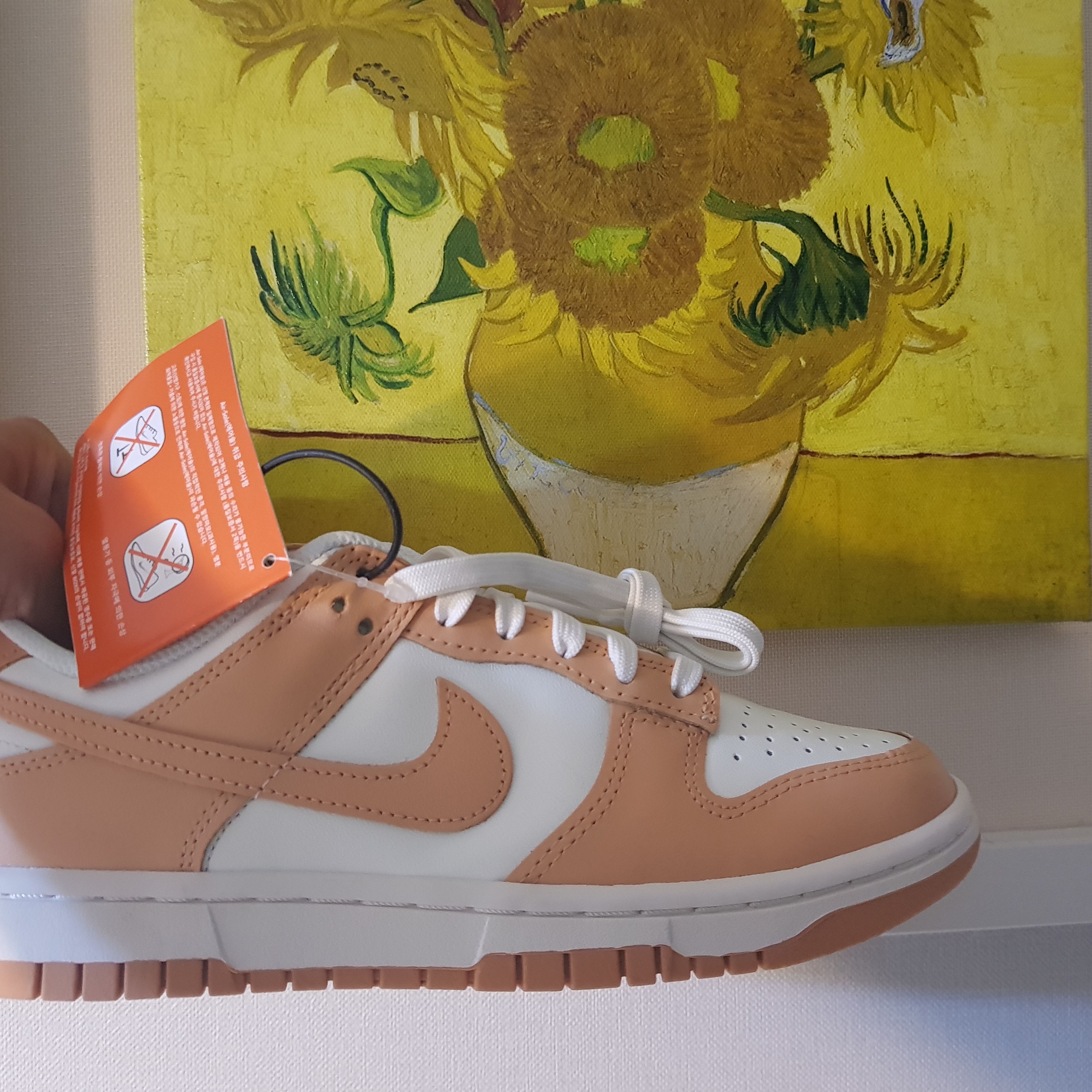 (W) Nike Dunk Low Harvest Moon 착용 스타일 - 4