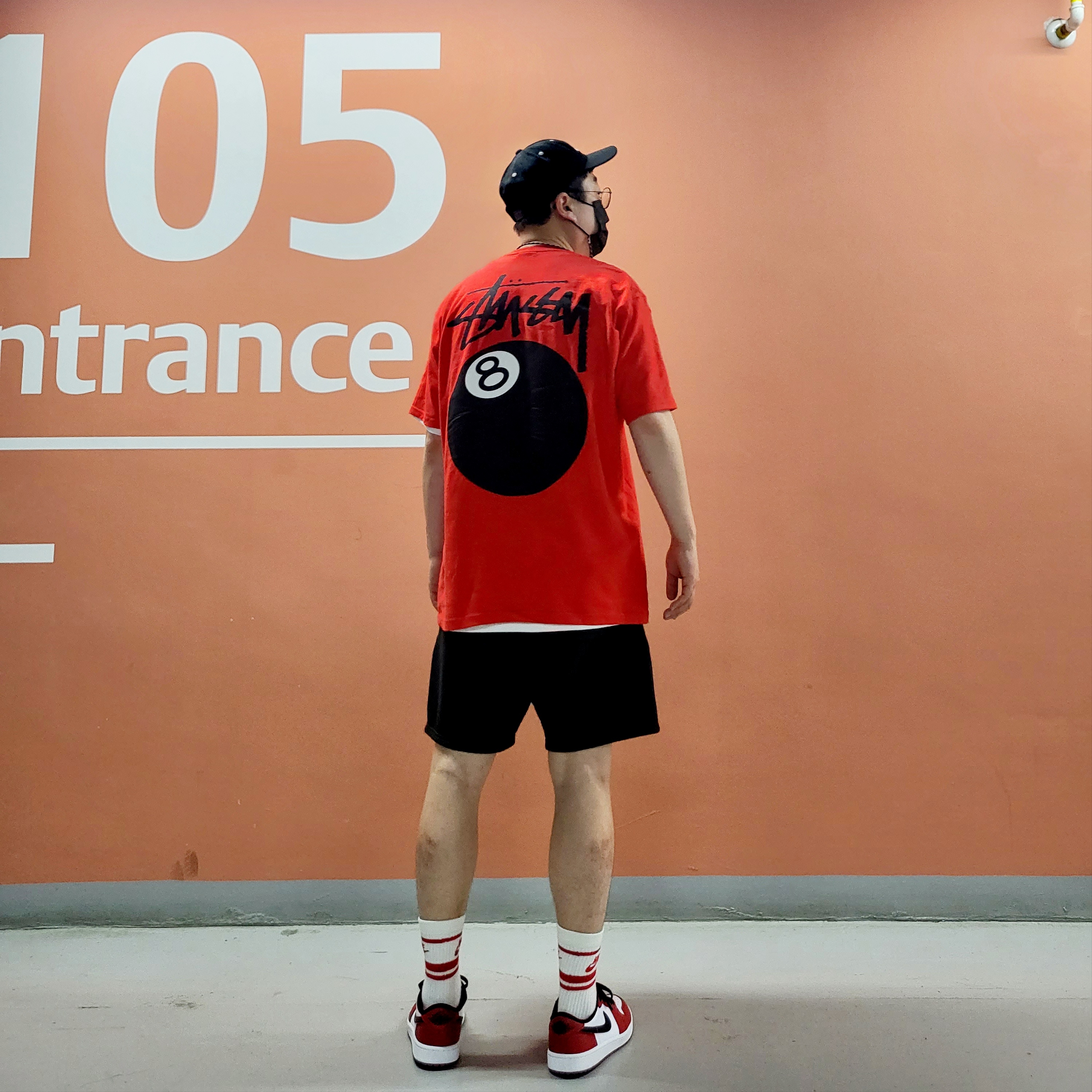 Jordan 1 Low Golf Chicago, Essentials Sweatshorts Black - 21SS 착용 스타일 - 3