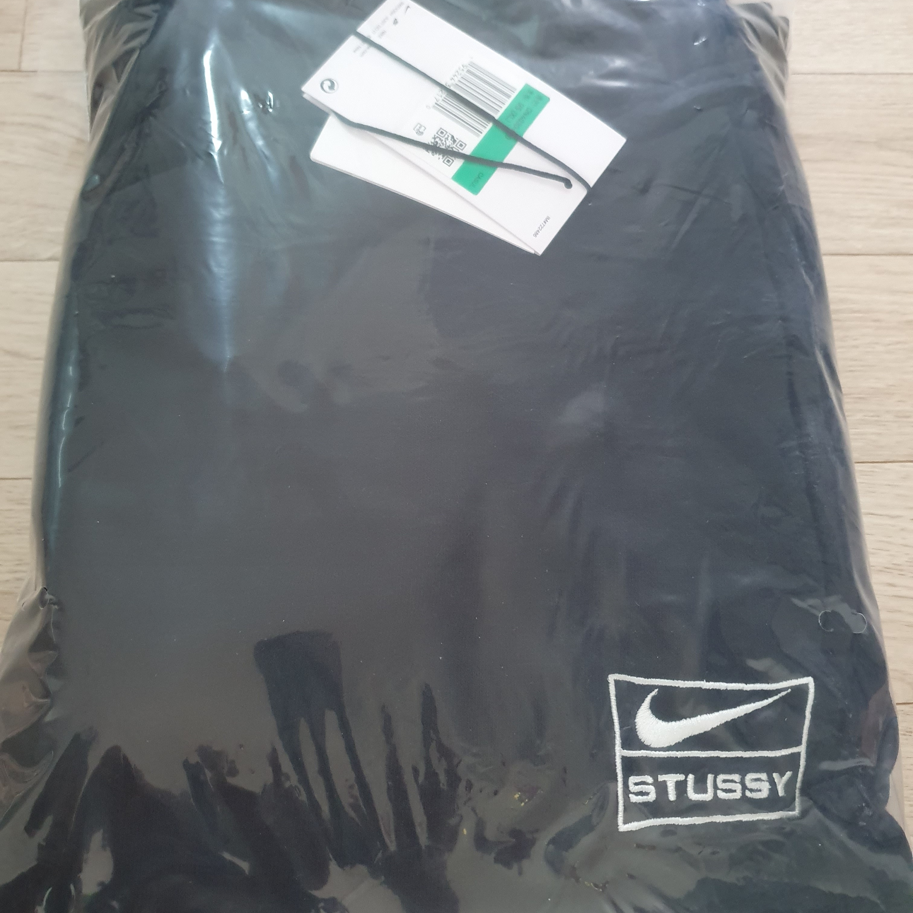 Nike x Stussy NRG RA Washed Fleece Pants Black (DN4030-010) 착용 스타일 - 2