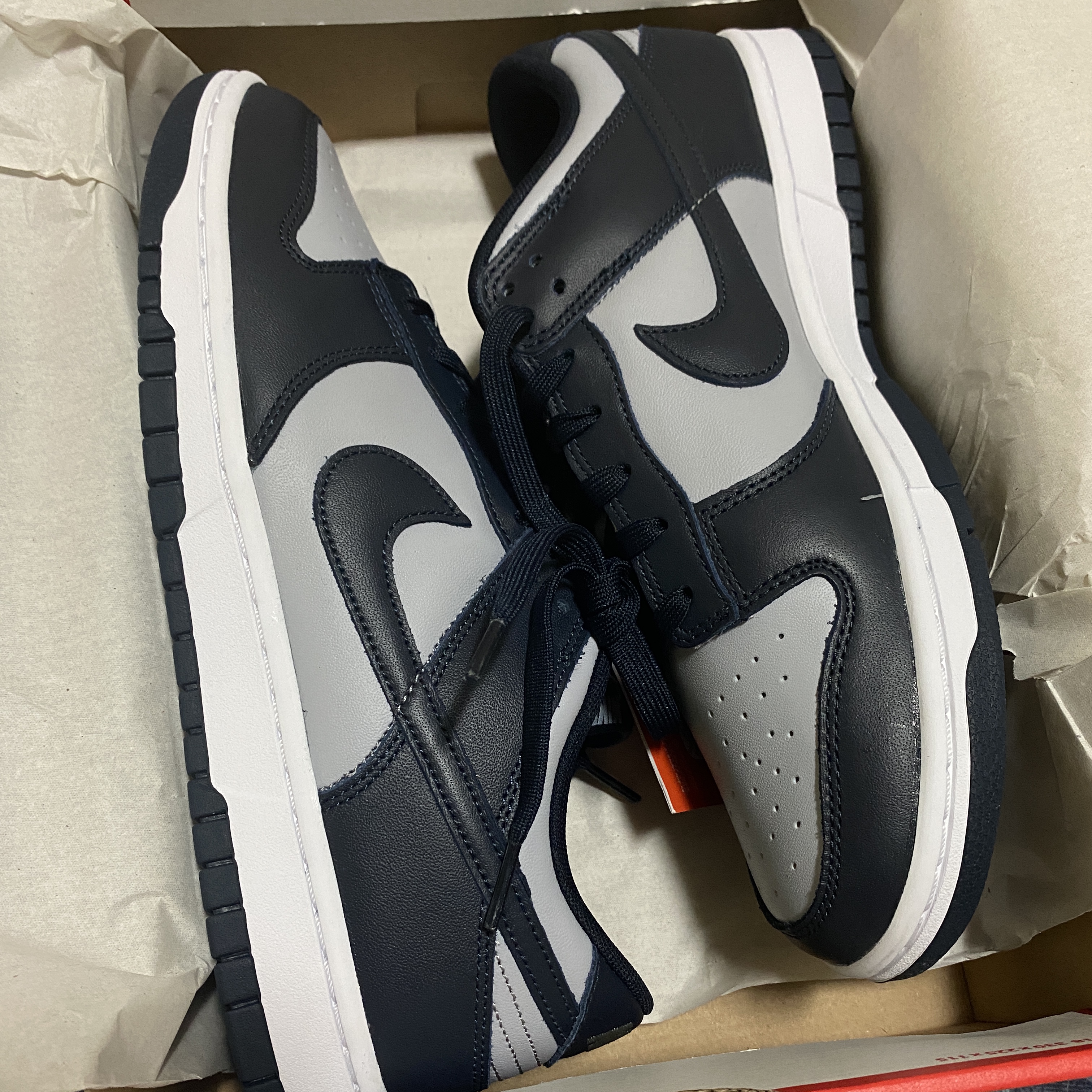Nike Dunk Low Retro Championship Grey 착용 스타일 - 5