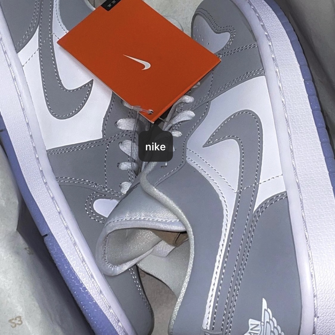 (W) Jordan 1 Low White Wolf Grey 착용 스타일