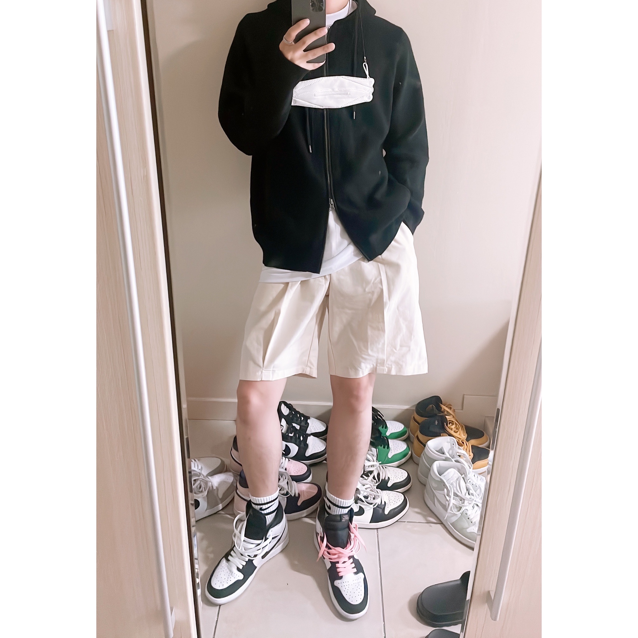 Jordan 1 Retro High OG Bleached Coral 착용 스타일