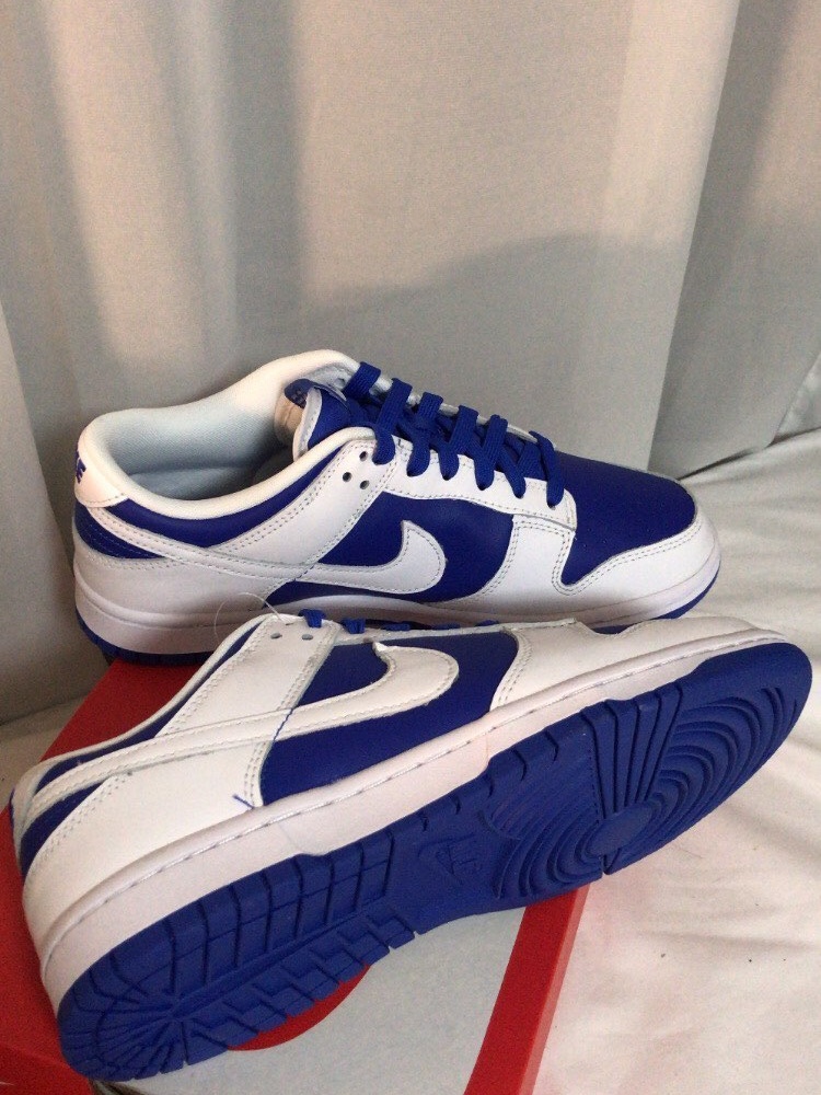 Nike Dunk Low Retro Racer Blue and White 착용 스타일