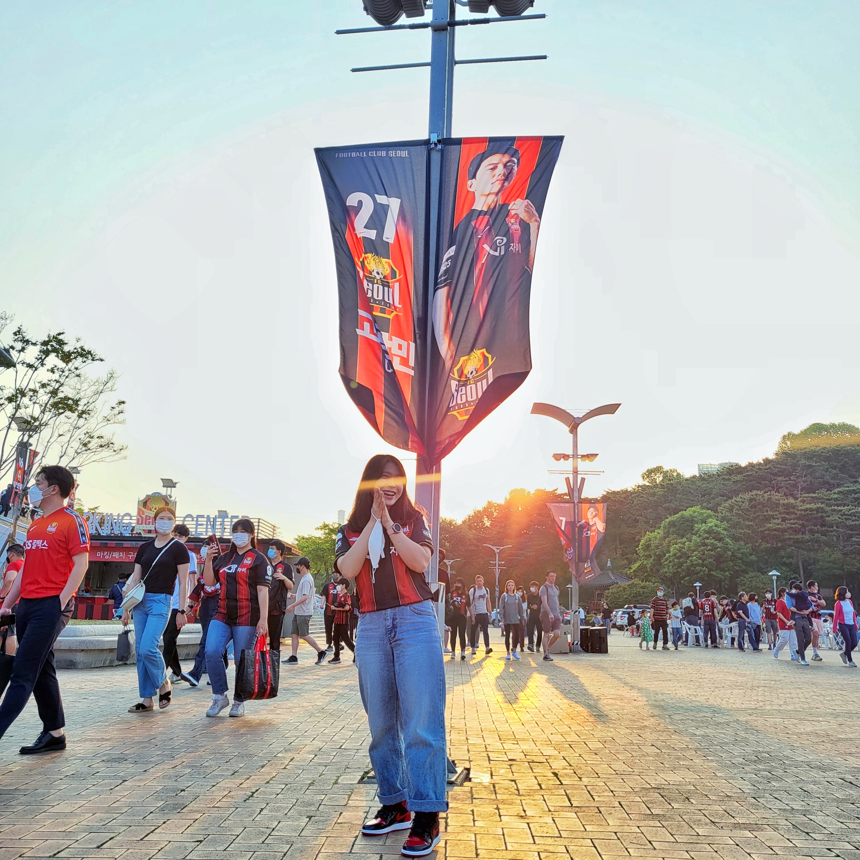 (GS) Jordan 1 Retro High OG Patent Bred 착용 스타일 - 1