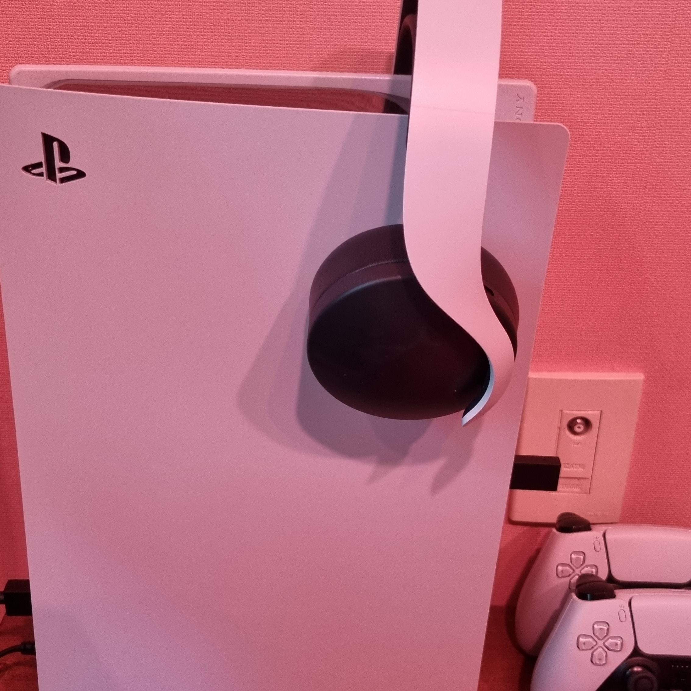 Playstation 5 Pulse 3D Wireless Headset White (Korean Ver.) 착용 스타일