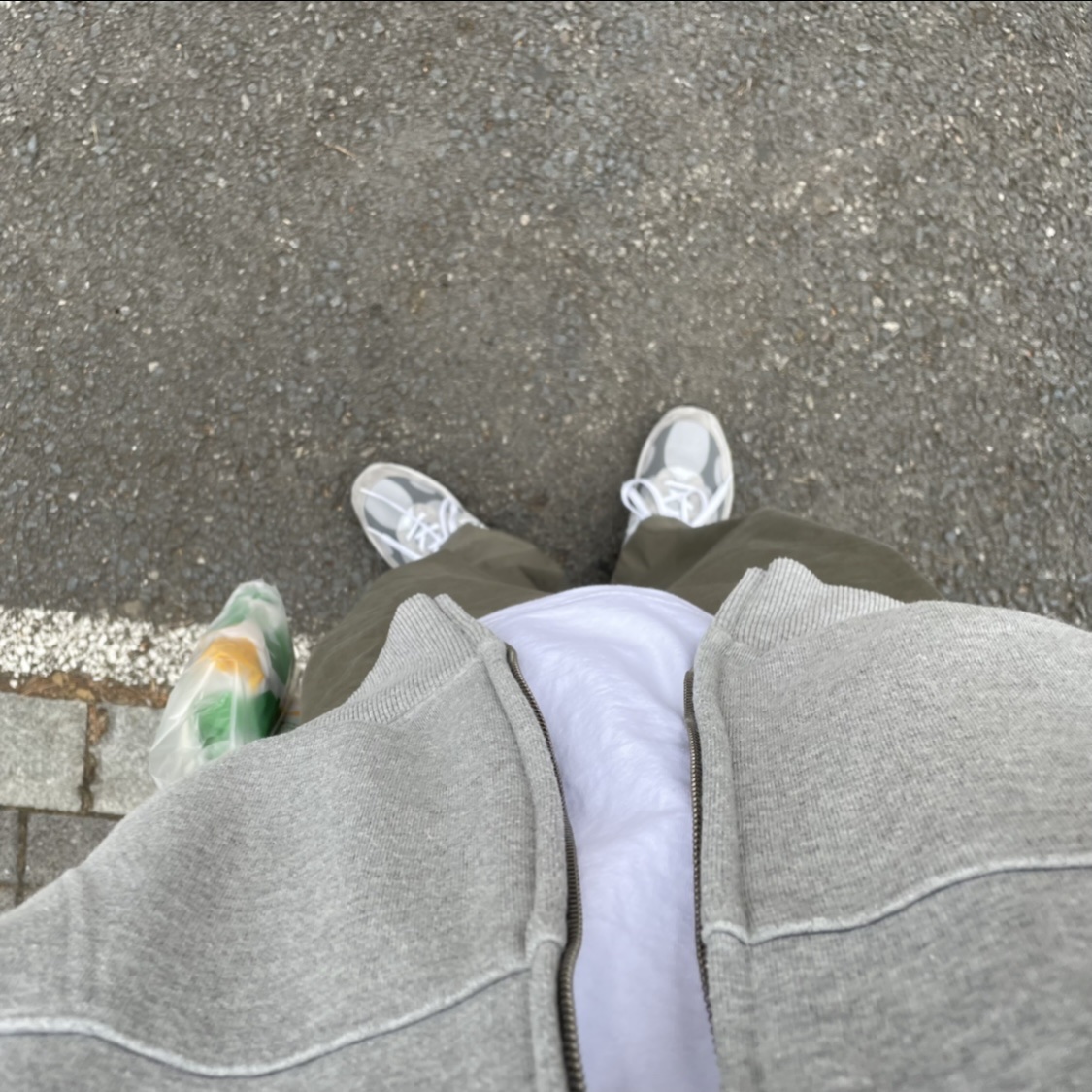 New Balance 992 Made in USA Grey - D Standard 착용 스타일