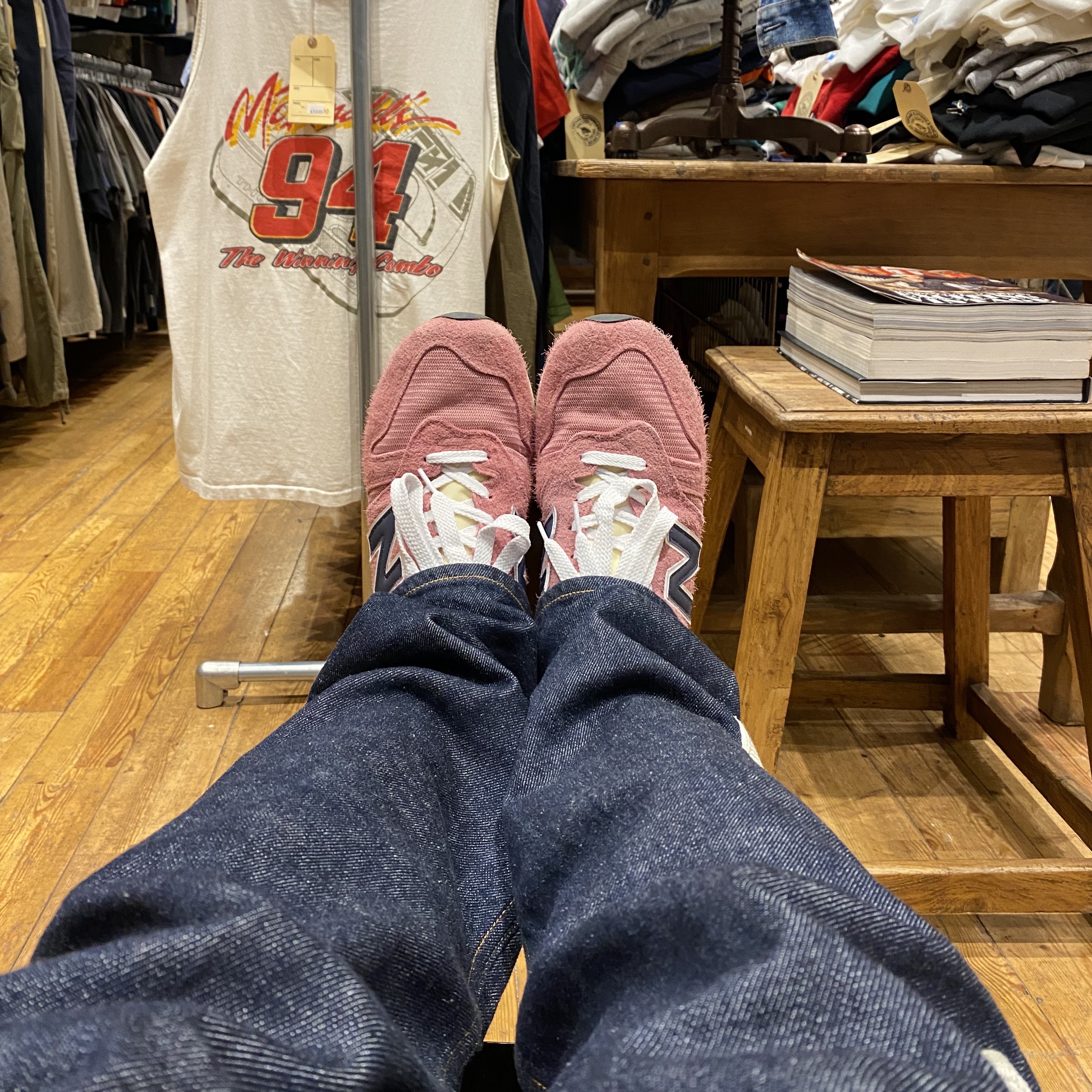 New Balance x Aime Leon Dore 1300 Dusty Pink 착용 스타일 - 4