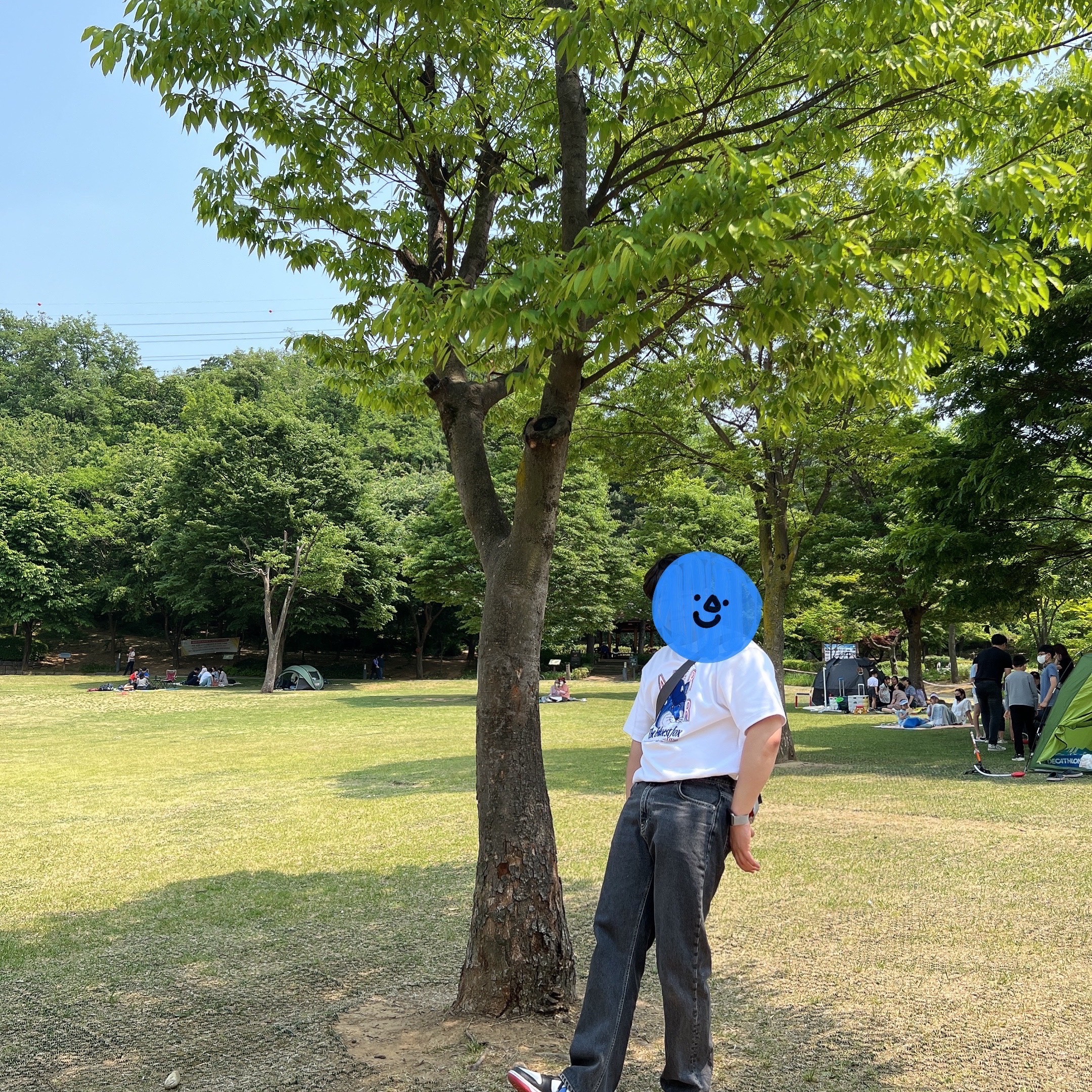 Nike Dunk Low SE Seoul, Maison Kitsune x Ader Error The Bluest Fox T-Shirt White 착용 스타일 - 2