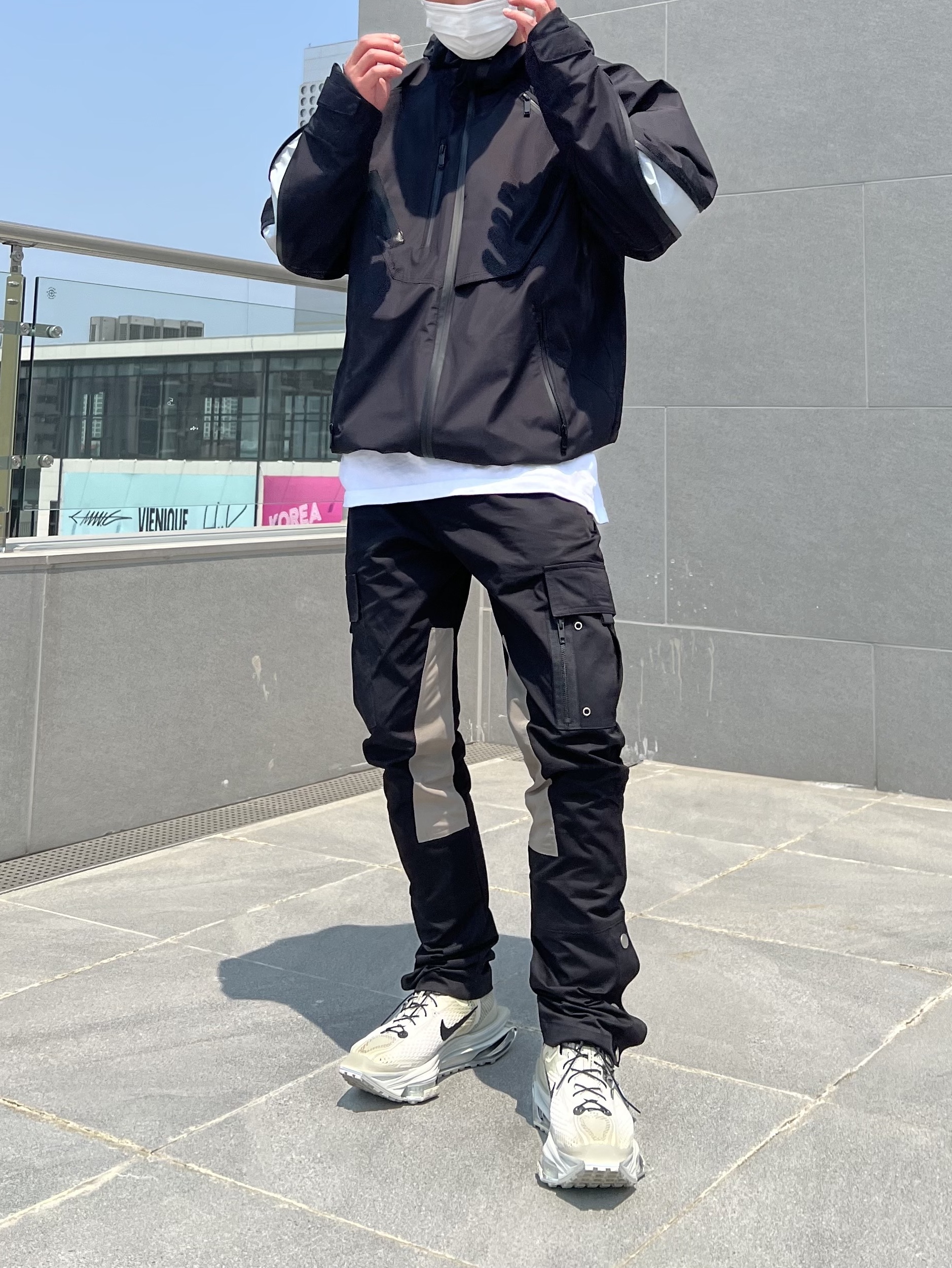 Nike x Matthew M Williams Zoom 004 Stone 착용 스타일 - 1