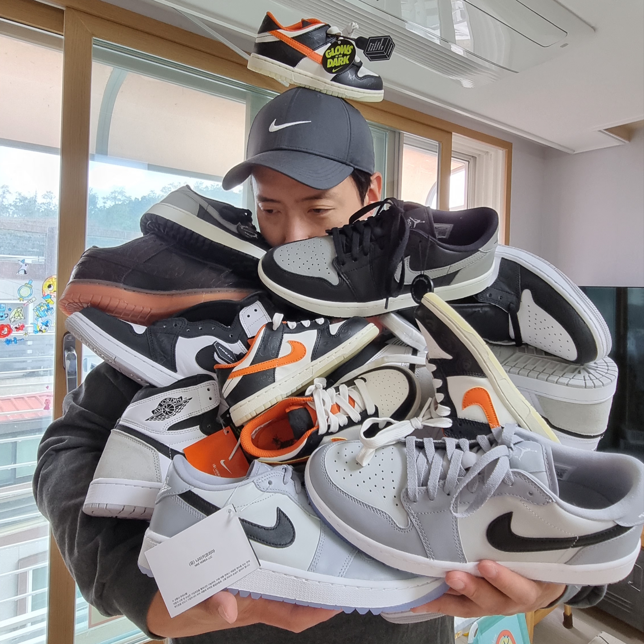 Jordan 1 Low Golf Wolf Grey, Jordan 1 Low Golf Shadow 착용 스타일