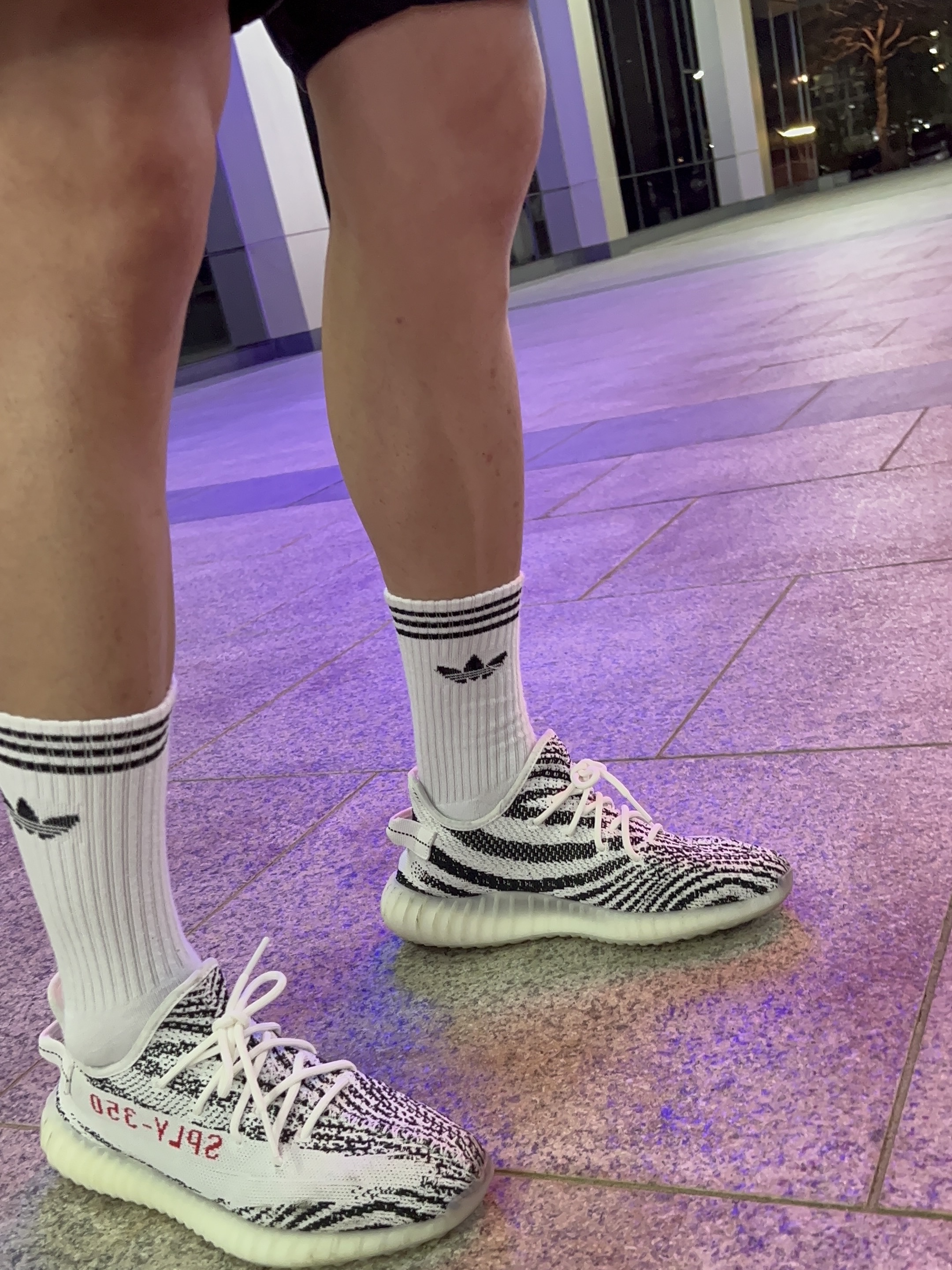 Adidas Yeezy Boost 350 V2 Zebra 2022/2023 착용 스타일 - 4