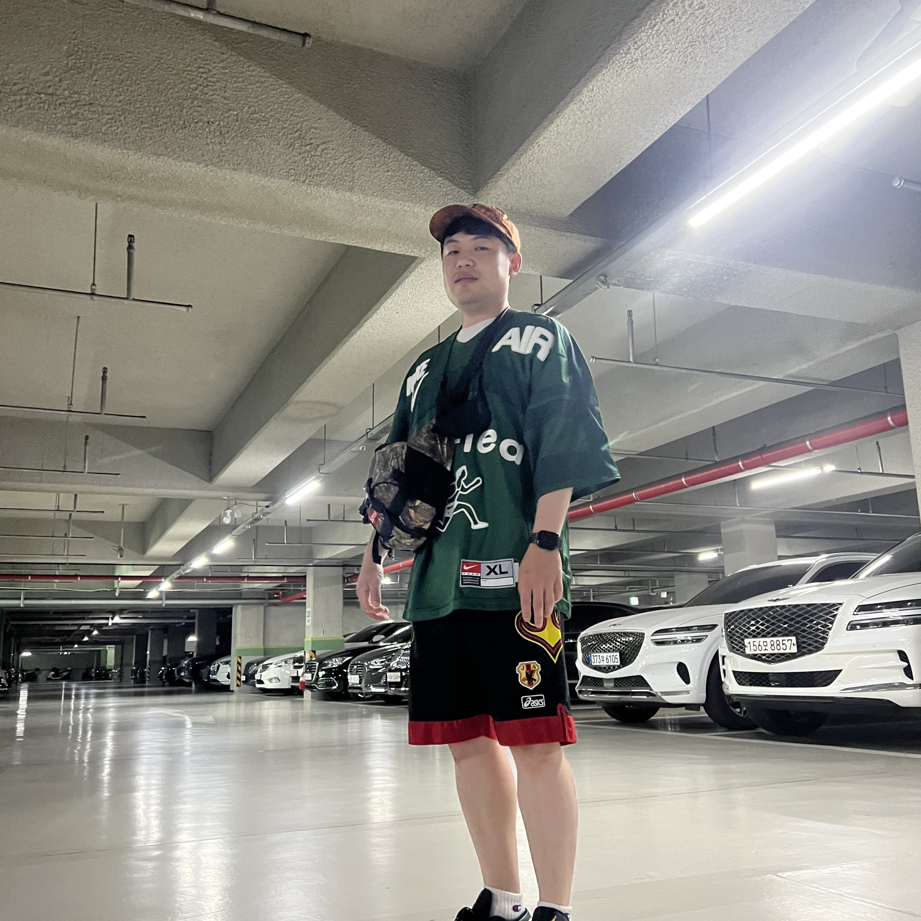 Jordan 1 Low Green Toe 착용 스타일 - 1